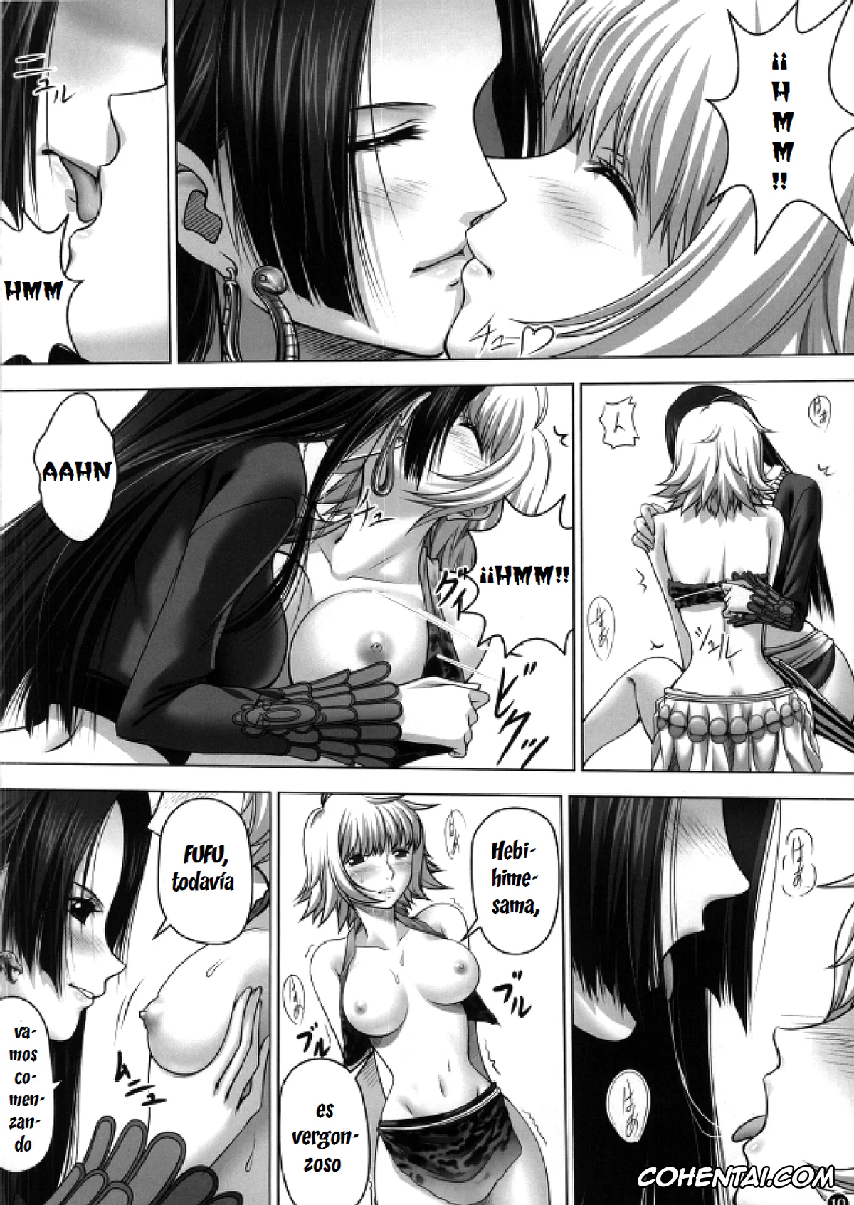 One Piece hentai, Boa Hancock hentai, Marguerite hentai, Hebi Hime-sama to Warui Mushi (One Piece), pagina 9