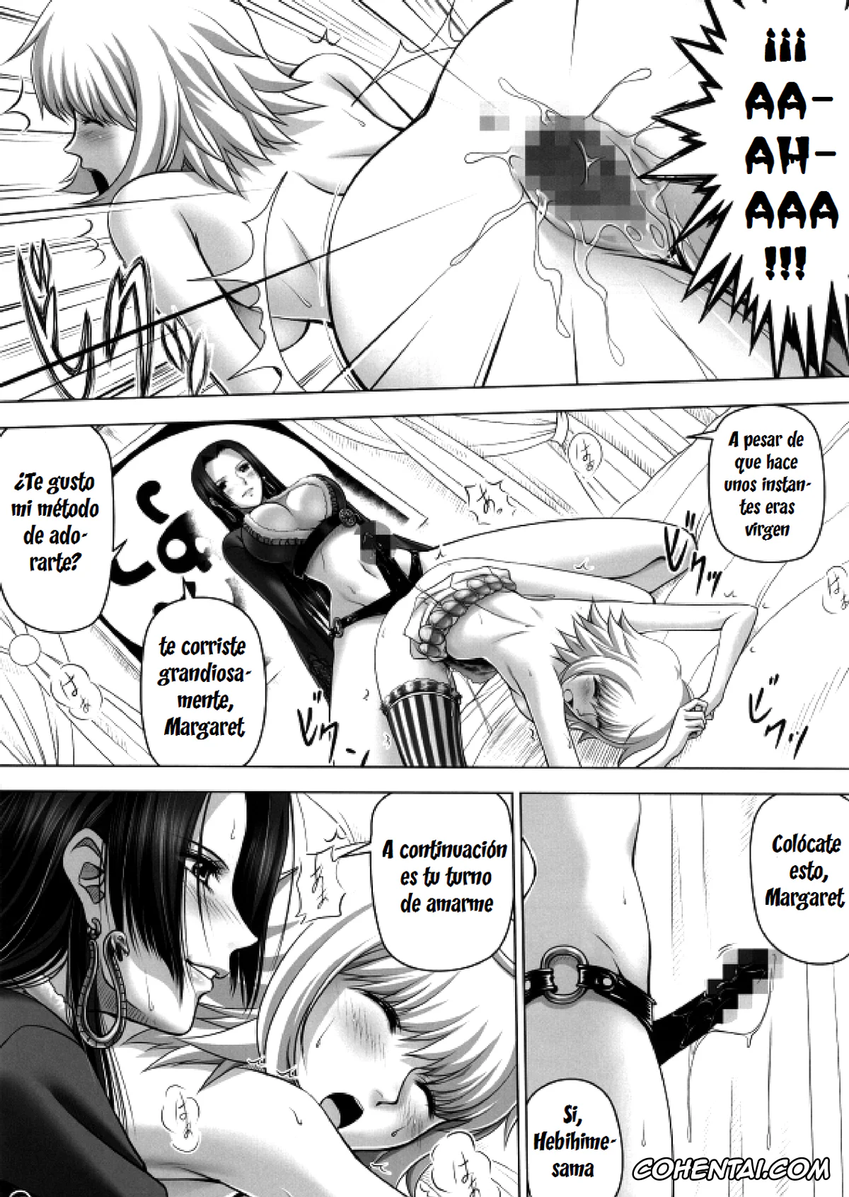 One Piece xxx, Boa Hancock xxx, Marguerite xxx, Hebi Hime-sama to Warui Mushi (One Piece), pagina 16