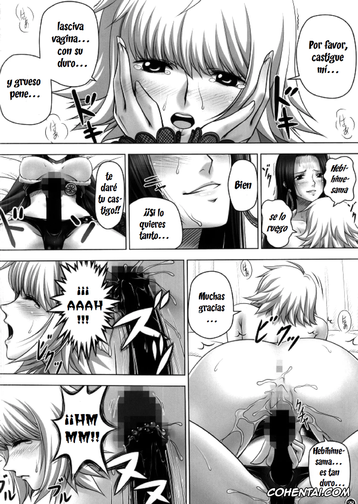 One Piece hentai, Boa Hancock hentai, Marguerite hentai, Hebi Hime-sama to Warui Mushi (One Piece), pagina 27