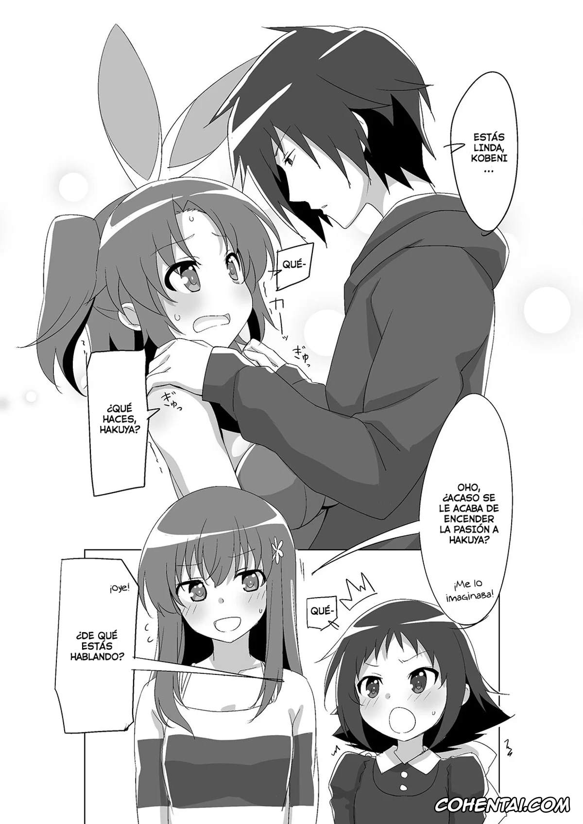 Mikakunin de Shinkoukei hentai, Hakuya Mitsumine hentai, Kobeni Yonomori hentai, Kobeni Bunny (Mikakunin de Shinkoukei), pagina 3