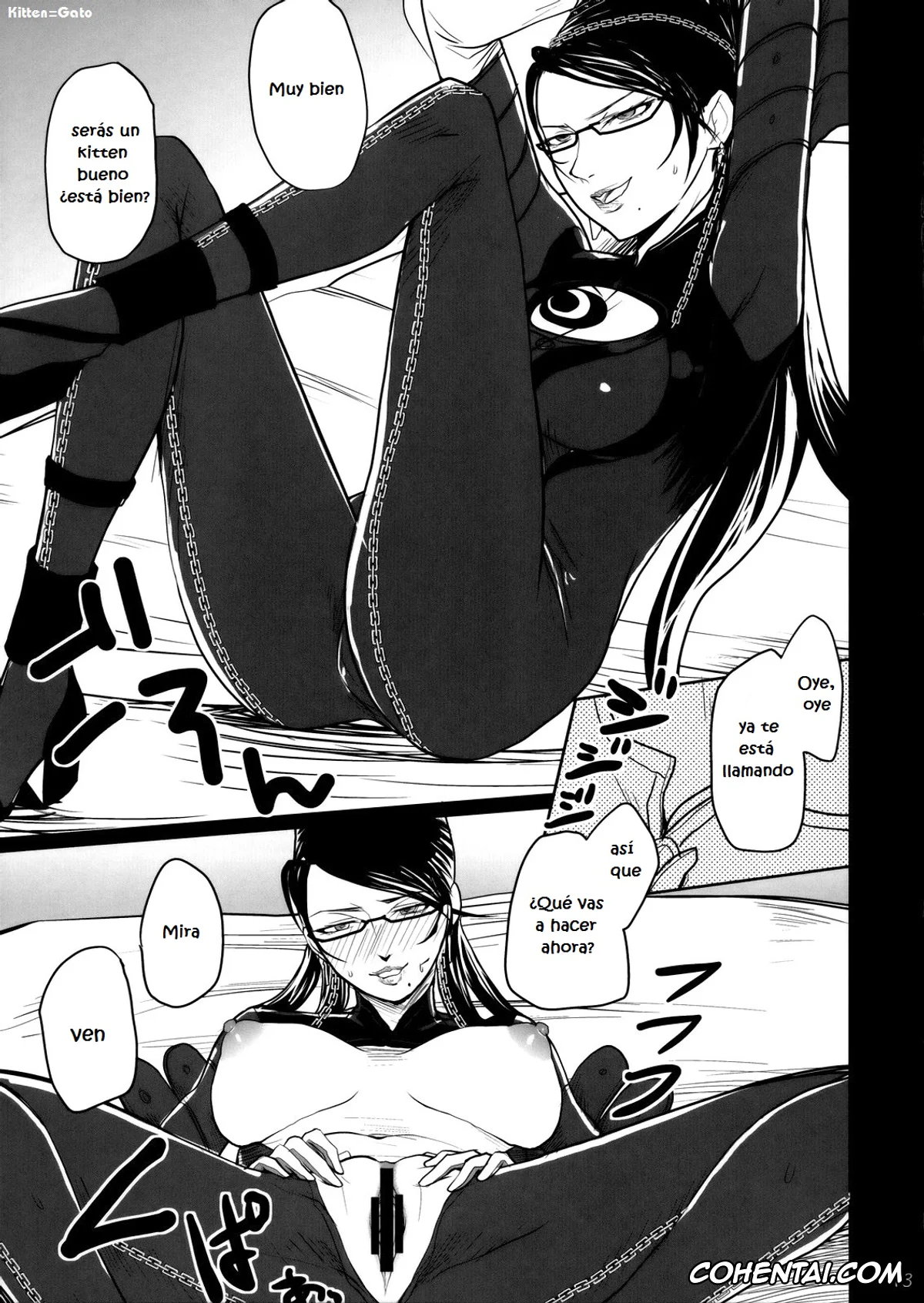 Bayonetta hentai, Bayonetta hentai, Luka Redgrave hentai, KETSU! MEGATON BY (Bayonetta), pagina 6
