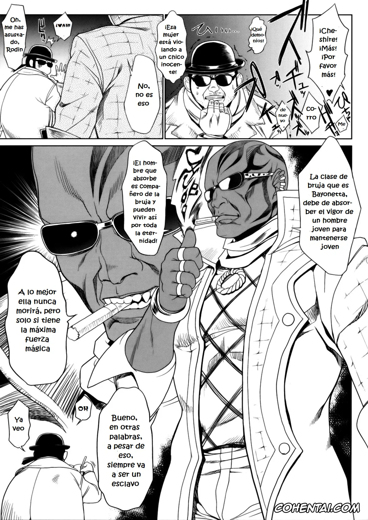 Bayonetta porno, Bayonetta porno, Luka Redgrave porno, KETSU! MEGATON BY (Bayonetta), pagina 35