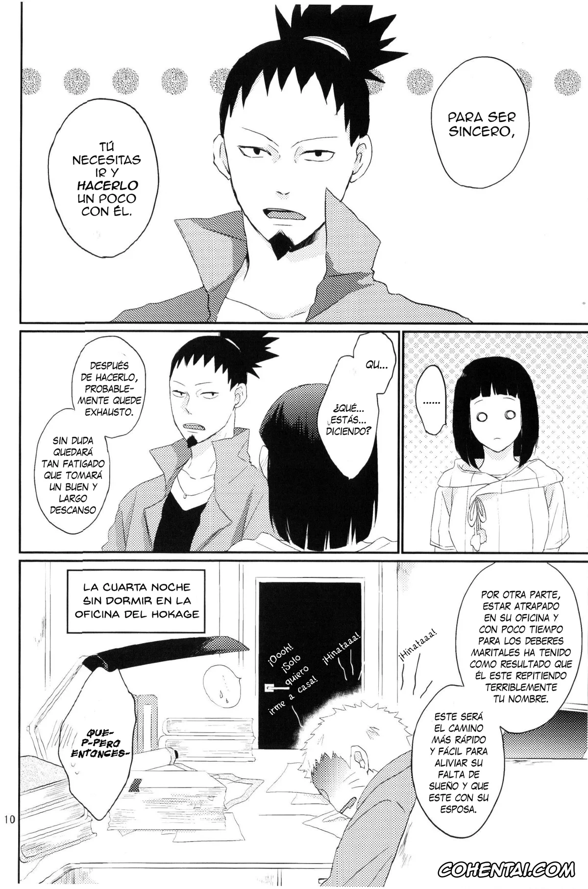 NARUTO hentai, Hinata Hyuga hentai, Naruto Uzumaki hentai, Fujin no Oshigoto. (NARUTO), pagina 9
