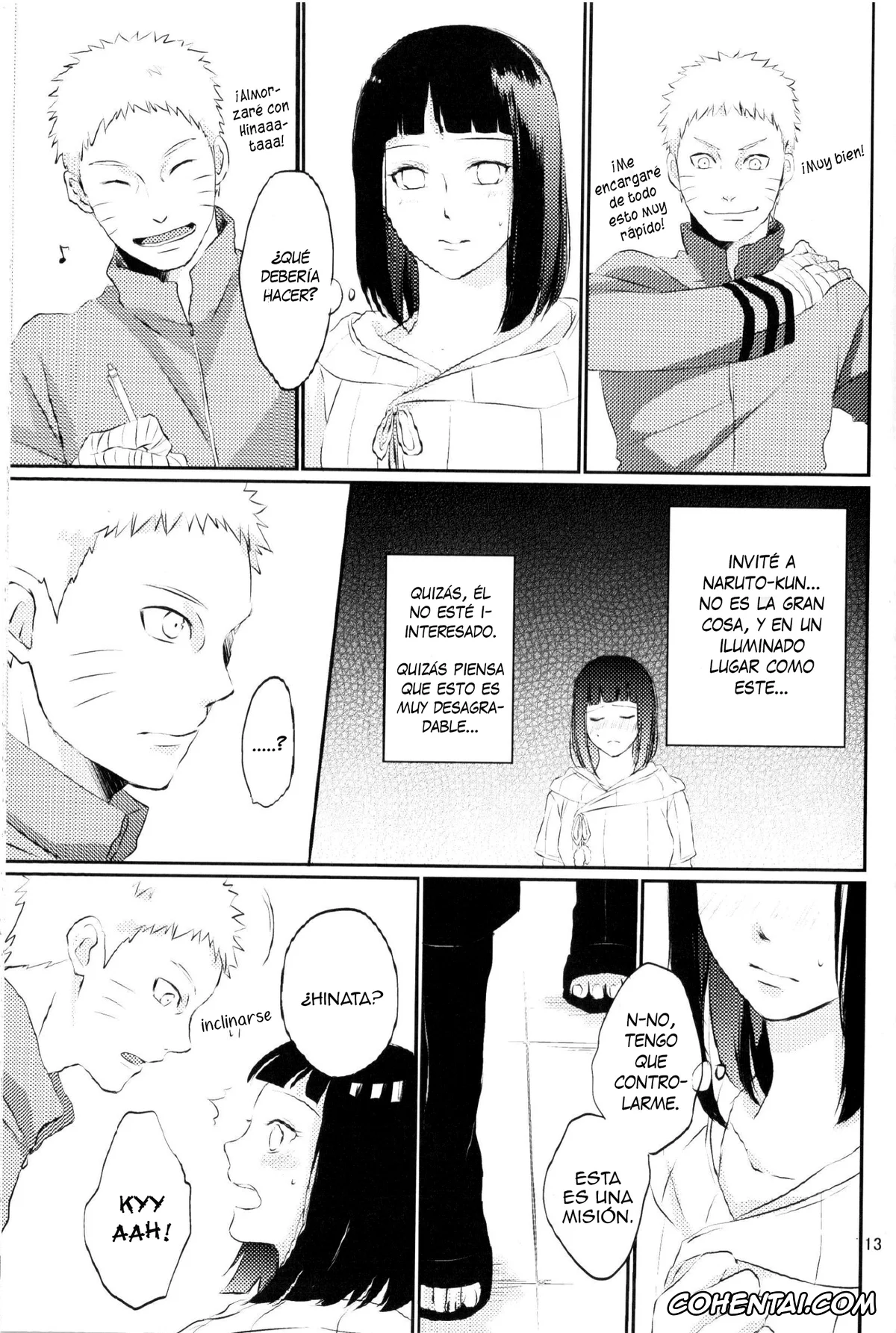 NARUTO hentai, Hinata Hyuga hentai, Naruto Uzumaki hentai, Fujin no Oshigoto. (NARUTO), pagina 12