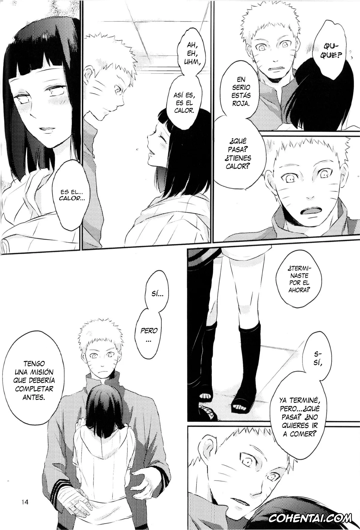 NARUTO xxx, Hinata Hyuga xxx, Naruto Uzumaki xxx, Fujin no Oshigoto. (NARUTO), pagina 13