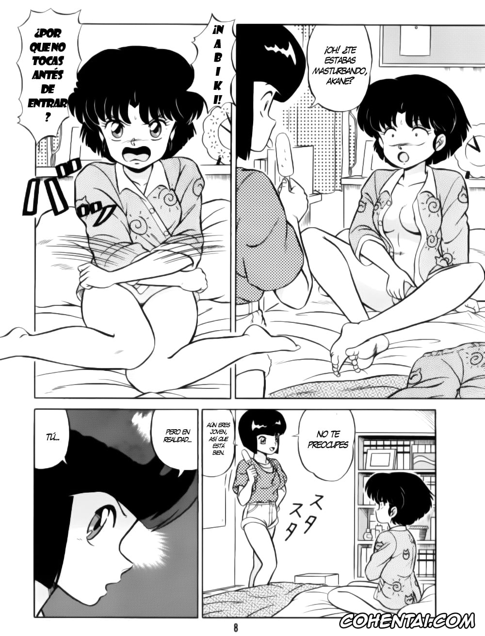 Ranma 1/2 xxx, Akane Tendo xxx, Kasumi Tendo xxx, Nabiki Tendo xxx, Soun Tendo xxx, Tendo-ke no Musume-tachi – The Ladies of the Tendo Family Vol. 1 (Ranma 1/2), pagina 7
