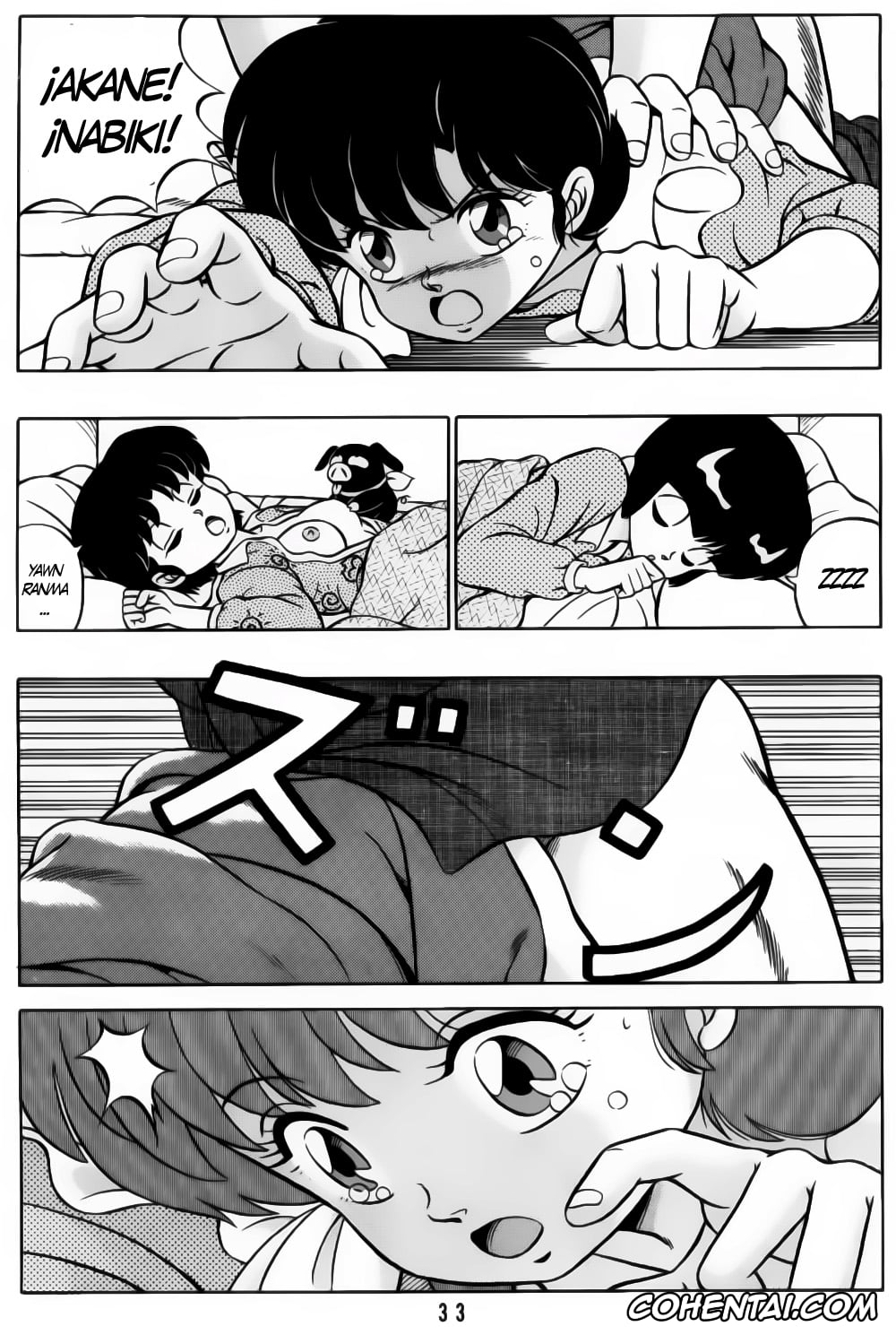 Ranma 1/2 porno, Akane Tendo porno, Kasumi Tendo porno, Nabiki Tendo porno, Soun Tendo porno, Tendo-ke no Musume-tachi – The Ladies of the Tendo Family Vol. 1 (Ranma 1/2), pagina 32