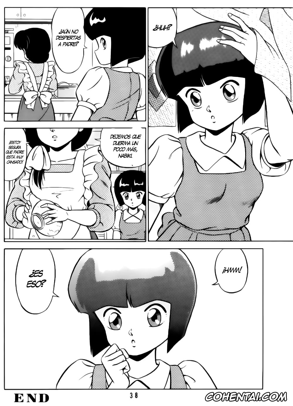 Ranma 1/2 xxx, Akane Tendo xxx, Kasumi Tendo xxx, Nabiki Tendo xxx, Soun Tendo xxx, Tendo-ke no Musume-tachi – The Ladies of the Tendo Family Vol. 1 (Ranma 1/2), pagina 37