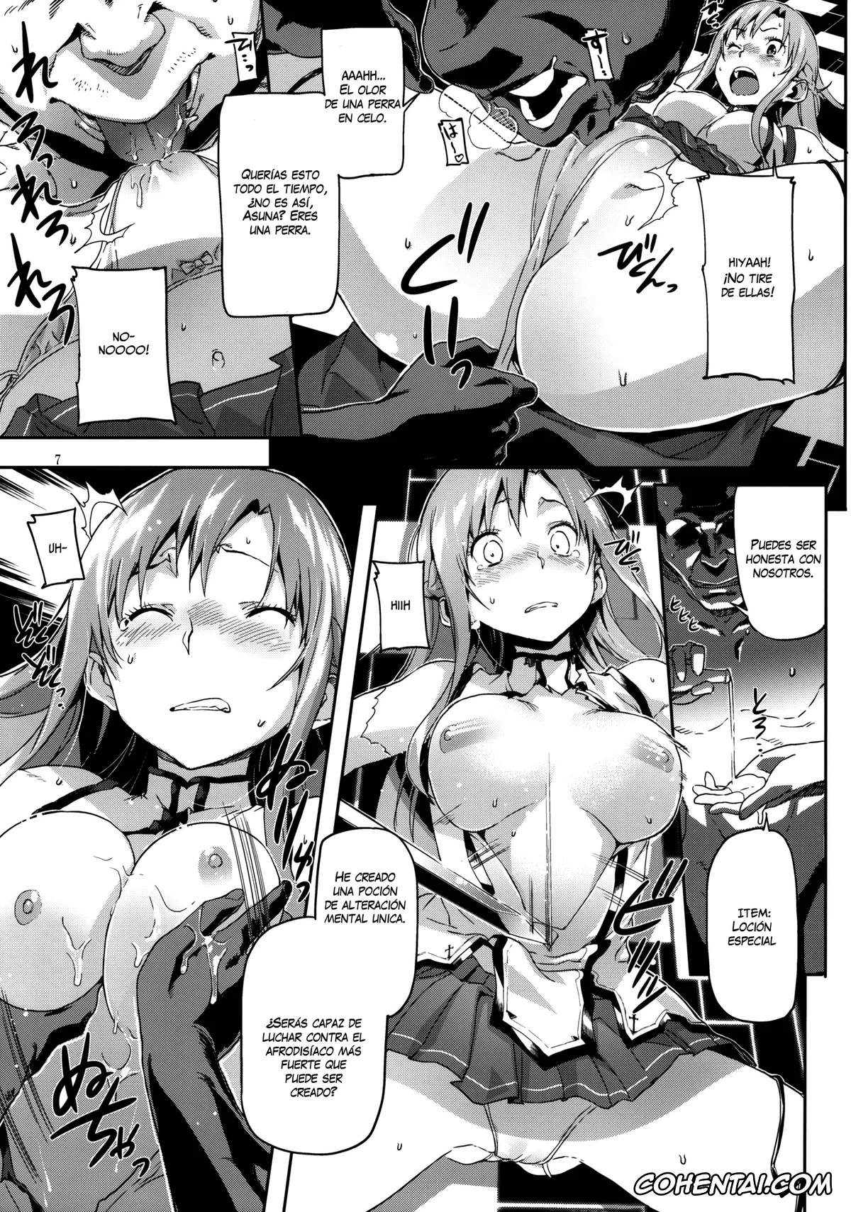 Sword Art Online porno, Asuna Yuuki porno, DELETE (Sword Art Online), pagina 8