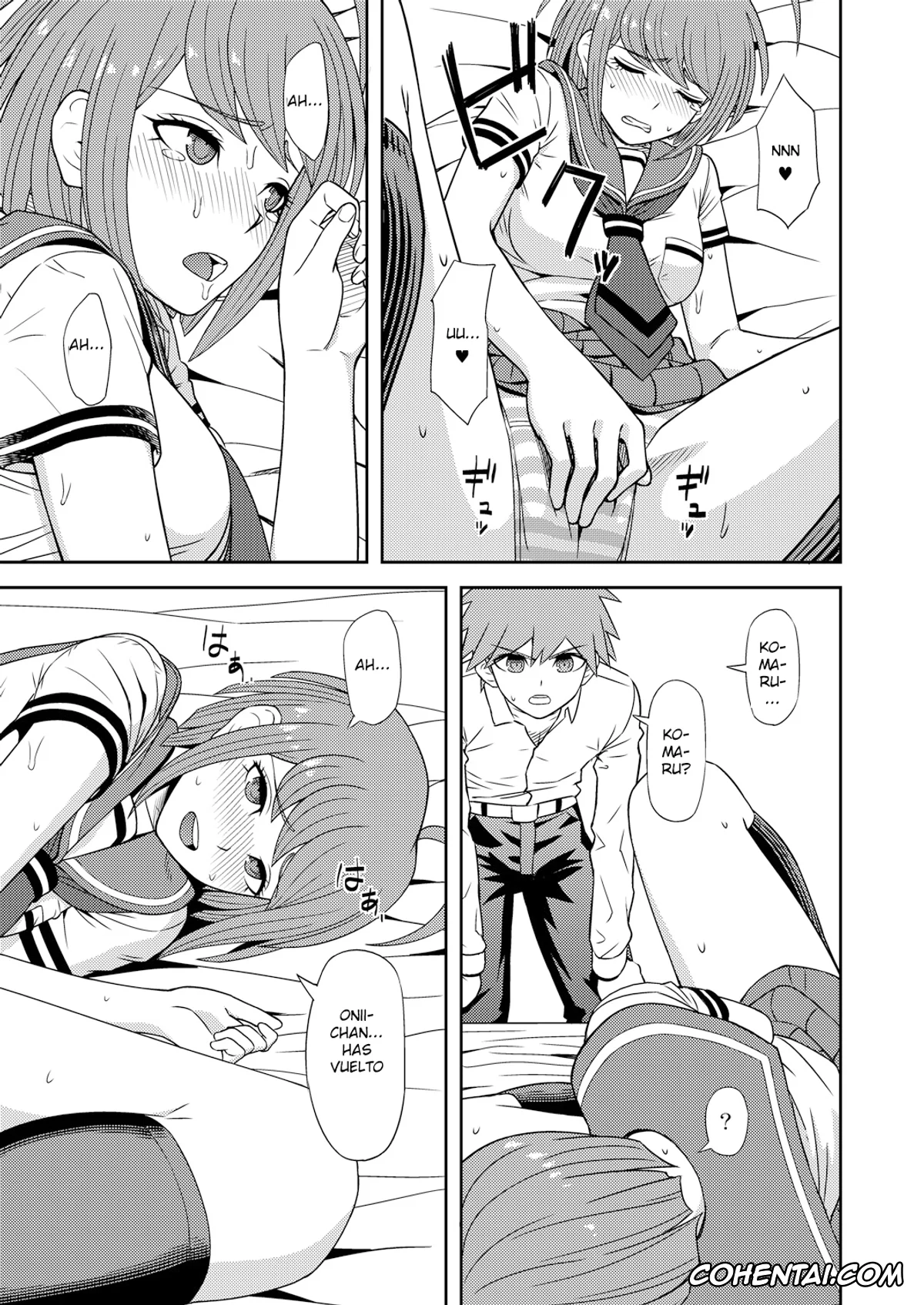 Danganronpa xxx, Komaru Naegi xxx, Makoto Naegi xxx, Chuudoku Shoujo (Danganronpa), pagina 4