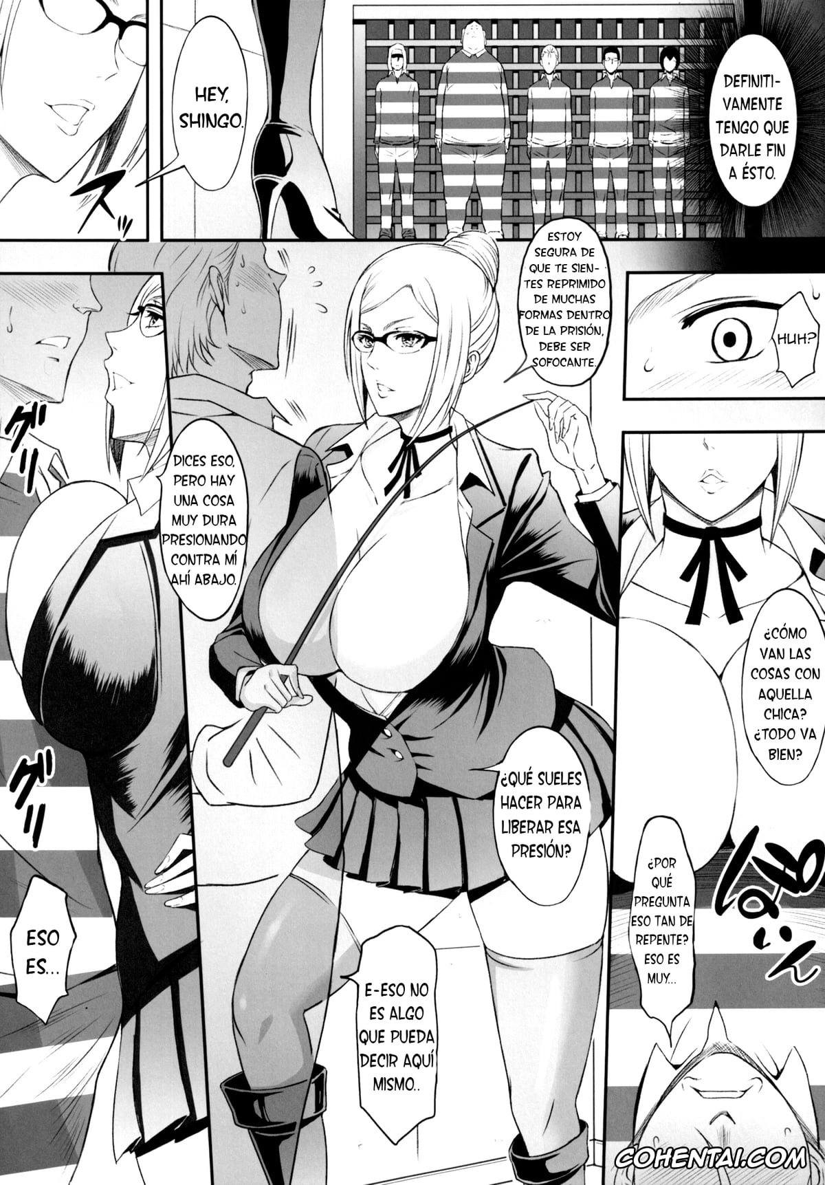 Prison School porno, Meiko Shiraki porno, Ingoku Gakuen (Prison School), pagina 5