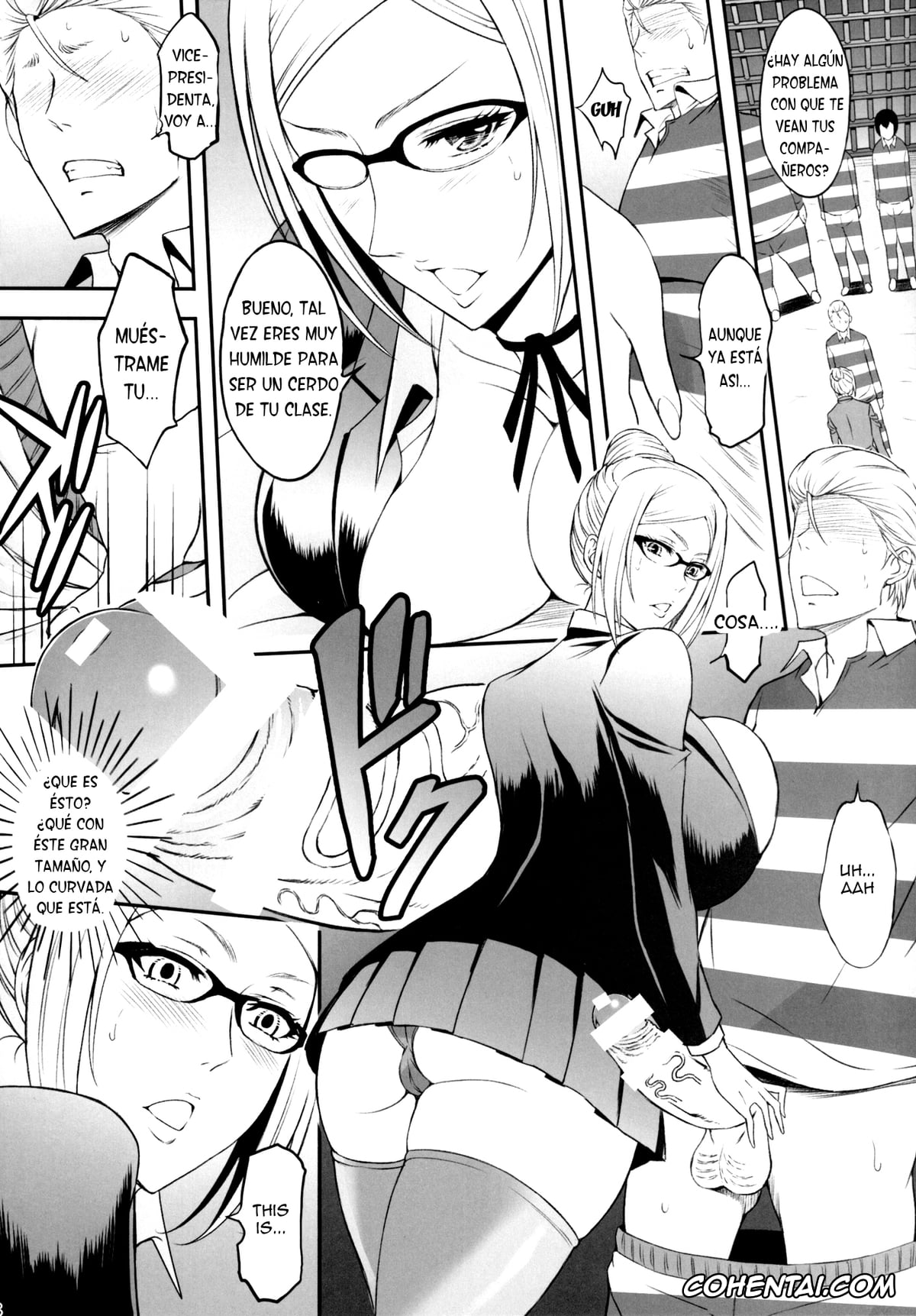 Prison School hentai, Meiko Shiraki hentai, Ingoku Gakuen (Prison School), pagina 6