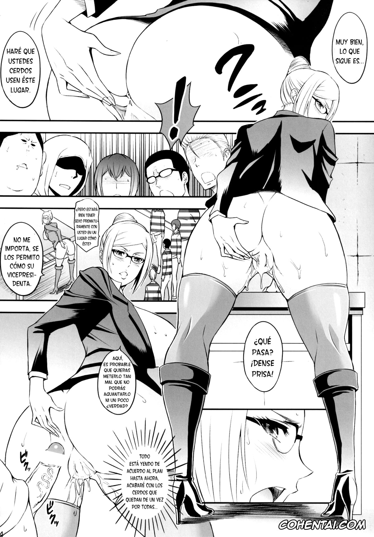 Prison School hentai, Meiko Shiraki hentai, Ingoku Gakuen (Prison School), pagina 12
