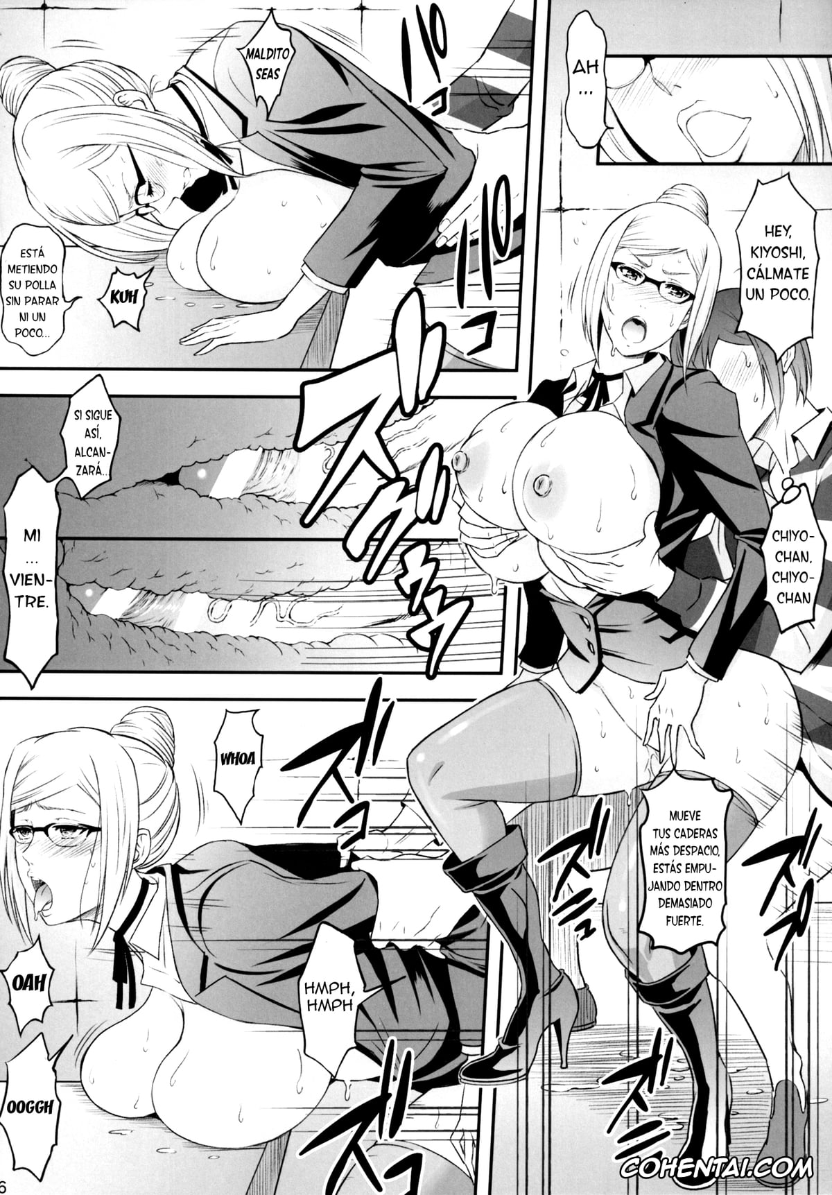 Prison School porno, Meiko Shiraki porno, Ingoku Gakuen (Prison School), pagina 14