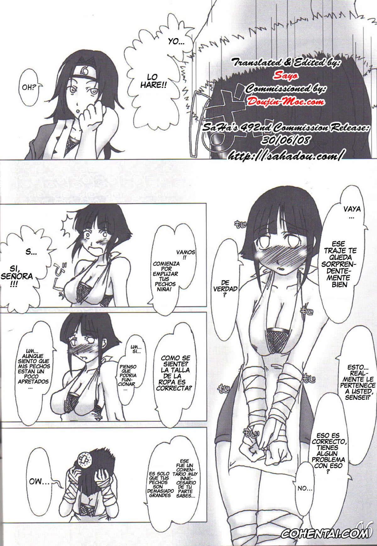 NARUTO porno, Hinata Hyuga porno, Naruto Uzumaki porno, H-Sen Vol. 7 (Naruto), pagina 5