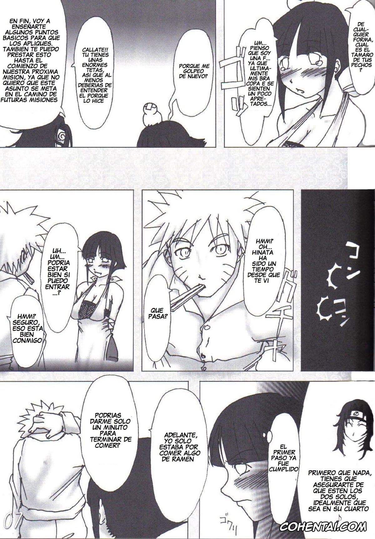 NARUTO hentai, Hinata Hyuga hentai, Naruto Uzumaki hentai, H-Sen Vol. 7 (Naruto), pagina 6