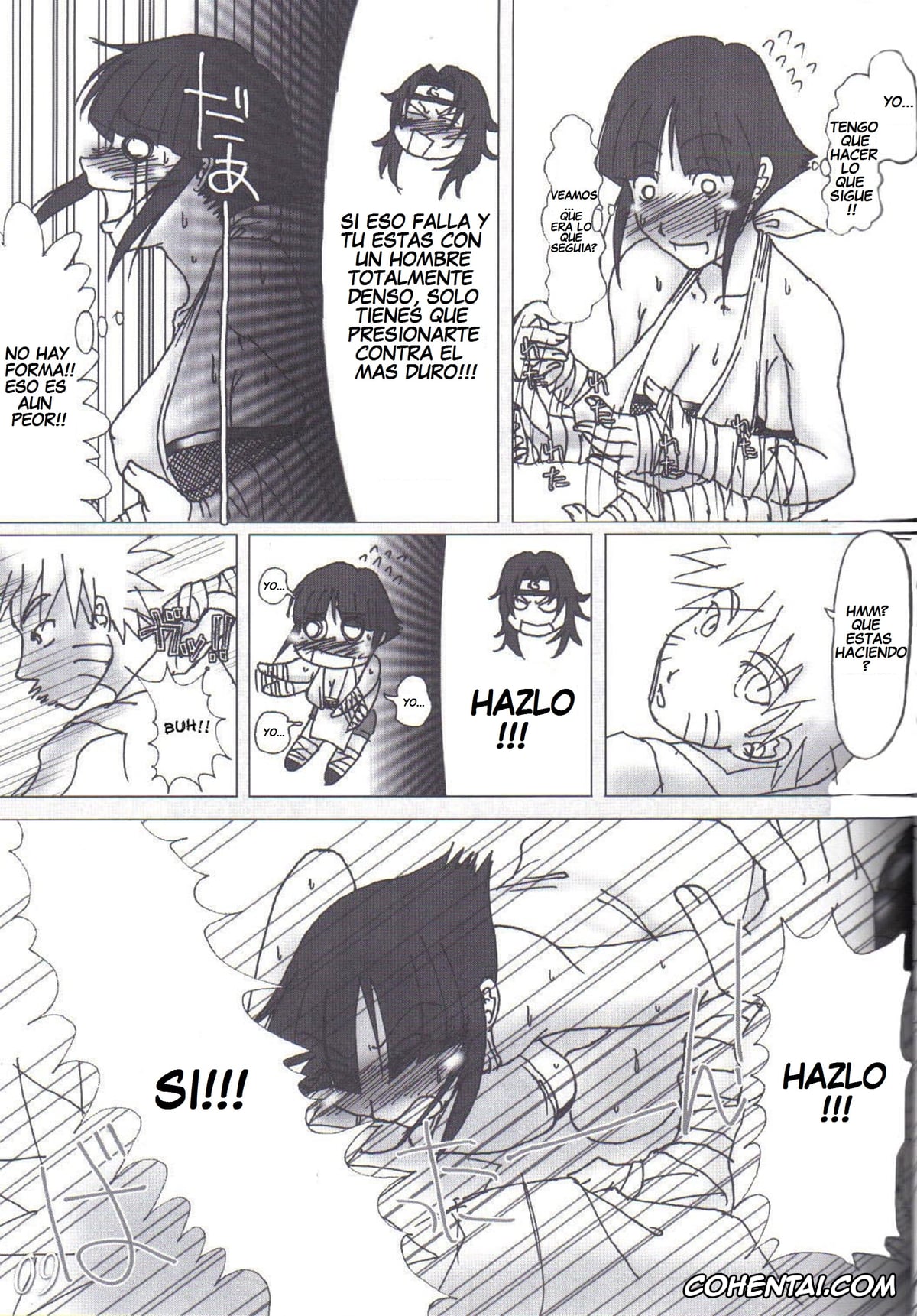 NARUTO porno, Hinata Hyuga porno, Naruto Uzumaki porno, H-Sen Vol. 7 (Naruto), pagina 8