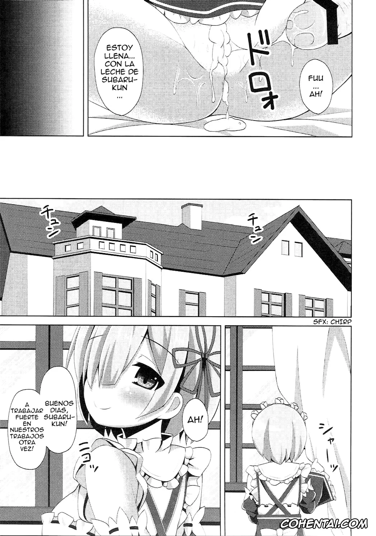 Re:Zero kara Hajimeru Isekai Seikatsu porno, Ram porno, Rem porno, Subaru Natsuki porno, «A Subaru-kun Ecchi Shimasu?» «Chotto Barusu Nani Jiro Jiro Miten no yo» (Re:Zero Kara Hajimeru Isekai Seikatsu), pagina 20