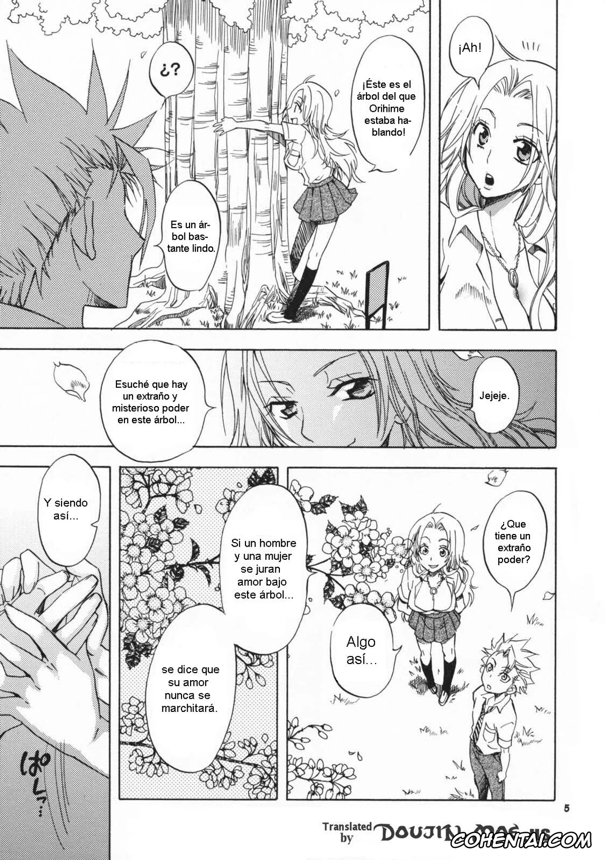 Bleach porno, Rangiku Matsumoto porno, Toushirou Hitsugaya porno, Shunshoku Holiday (Bleach), pagina 5