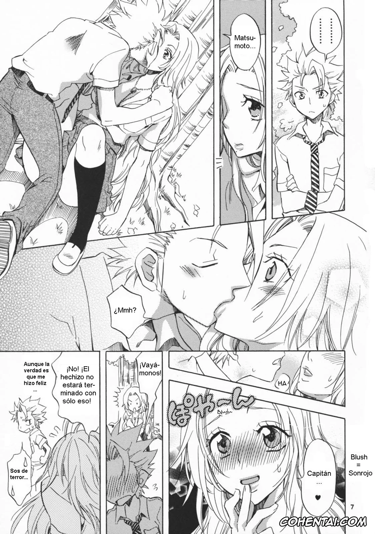 Bleach xxx, Rangiku Matsumoto xxx, Toushirou Hitsugaya xxx, Shunshoku Holiday (Bleach), pagina 7