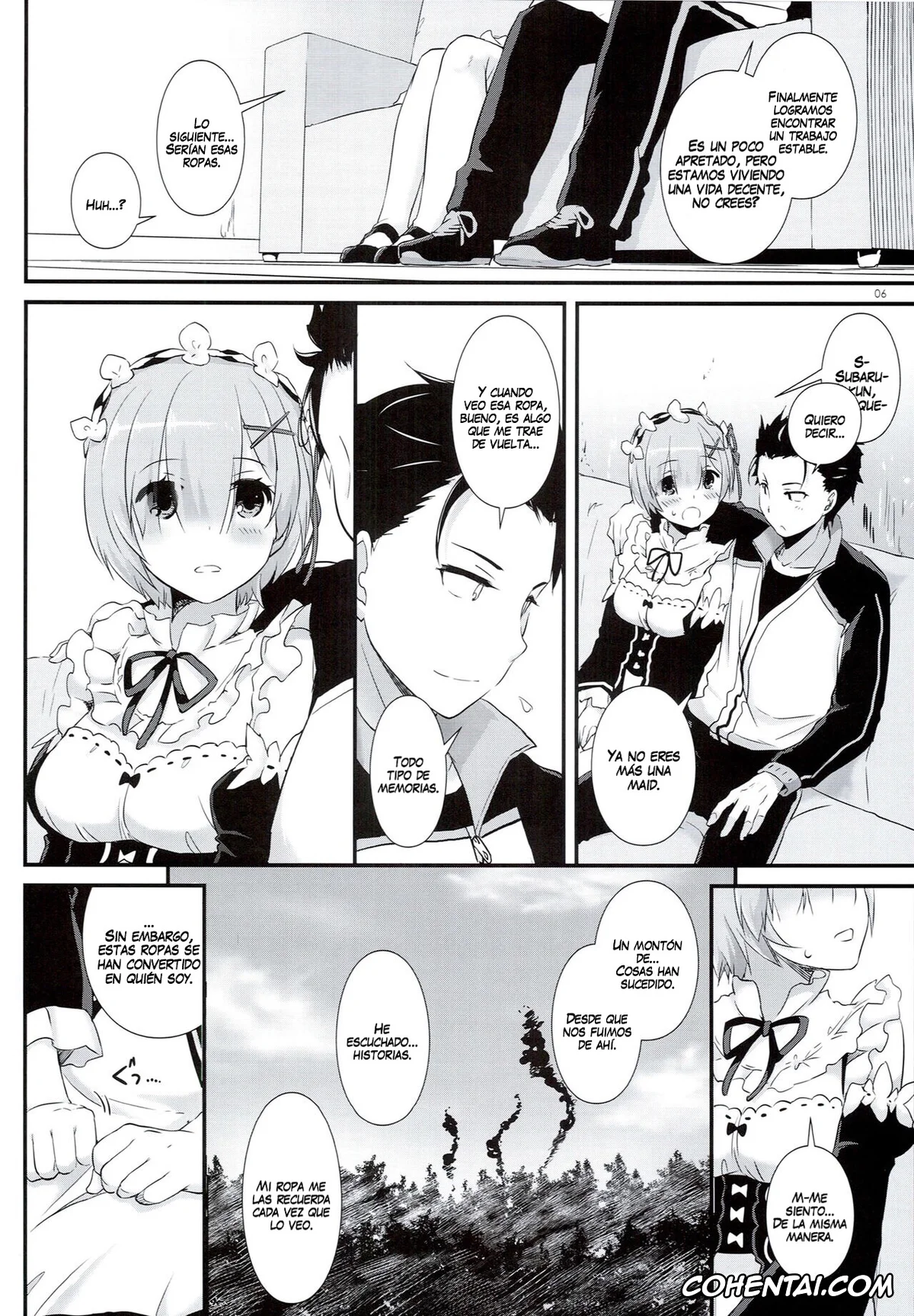 Re:Zero kara Hajimeru Isekai Seikatsu porno, Rem porno, Subaru Natsuki porno, D.L. action 109 (Re:Zero Kara Hajimeru Isekai Seikatsu), pagina 5