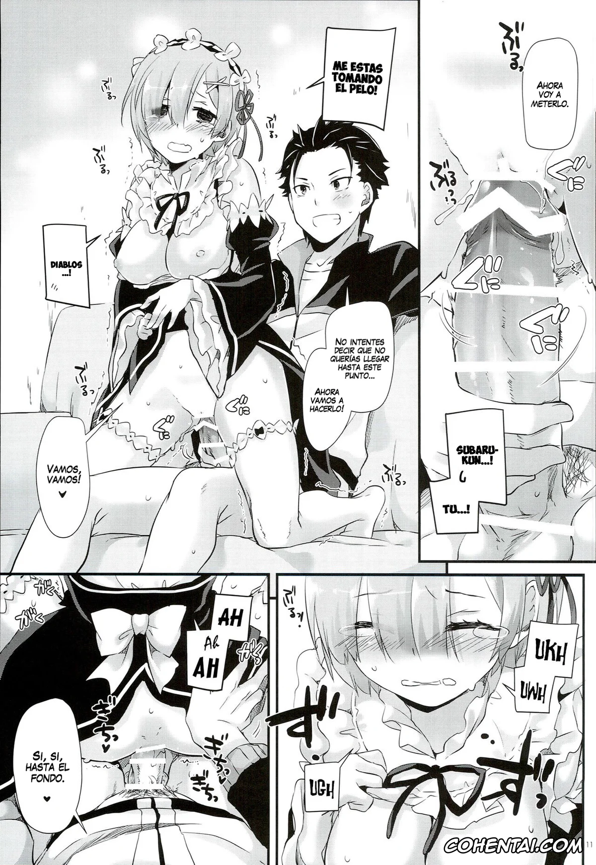 Re:Zero kara Hajimeru Isekai Seikatsu xxx, Rem xxx, Subaru Natsuki xxx, D.L. action 109 (Re:Zero Kara Hajimeru Isekai Seikatsu), pagina 10