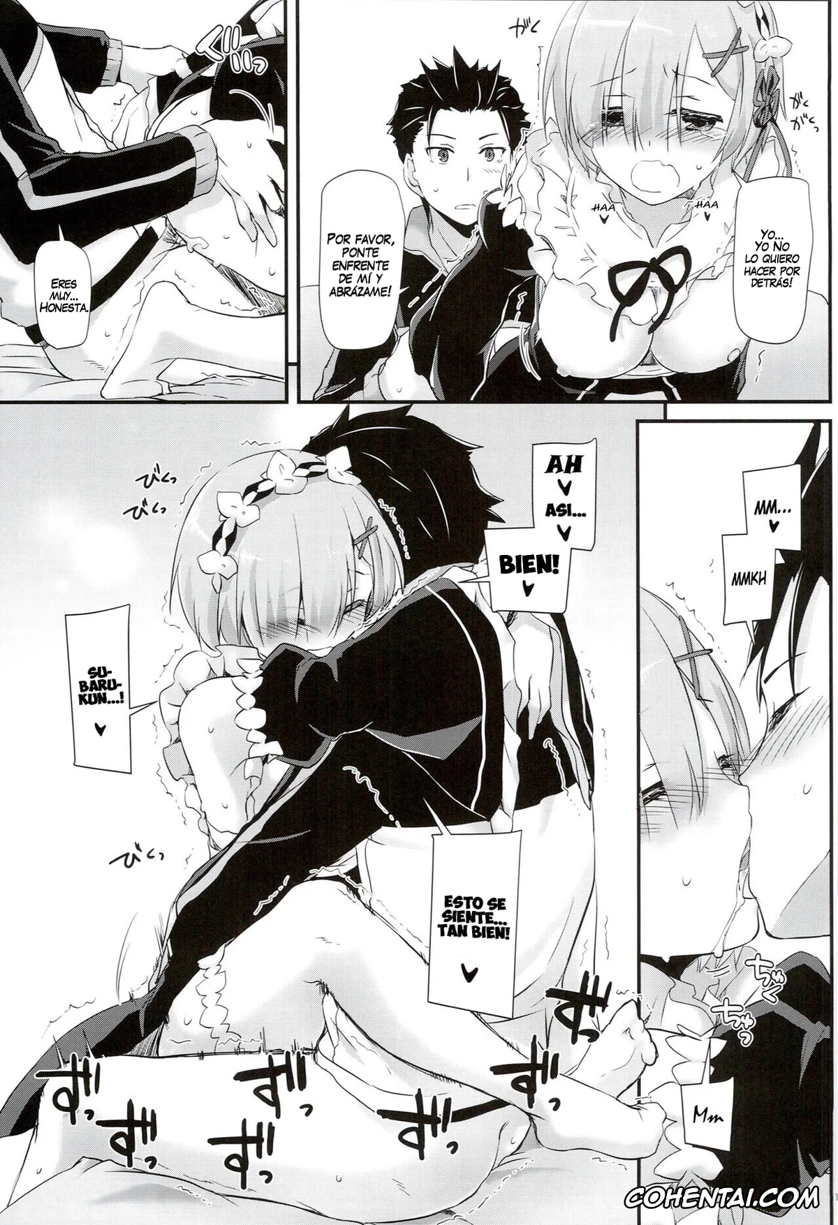 Re:Zero kara Hajimeru Isekai Seikatsu hentai, Rem hentai, Subaru Natsuki hentai, D.L. action 109 (Re:Zero Kara Hajimeru Isekai Seikatsu), pagina 12