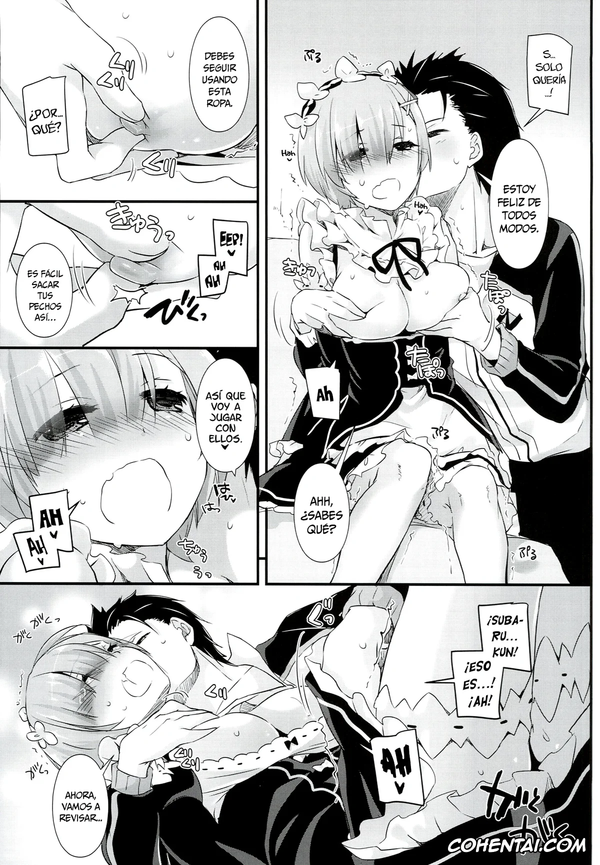 Re:Zero kara Hajimeru Isekai Seikatsu porno, Rem porno, Subaru Natsuki porno, D.L. action 109 (Re:Zero Kara Hajimeru Isekai Seikatsu), pagina 8