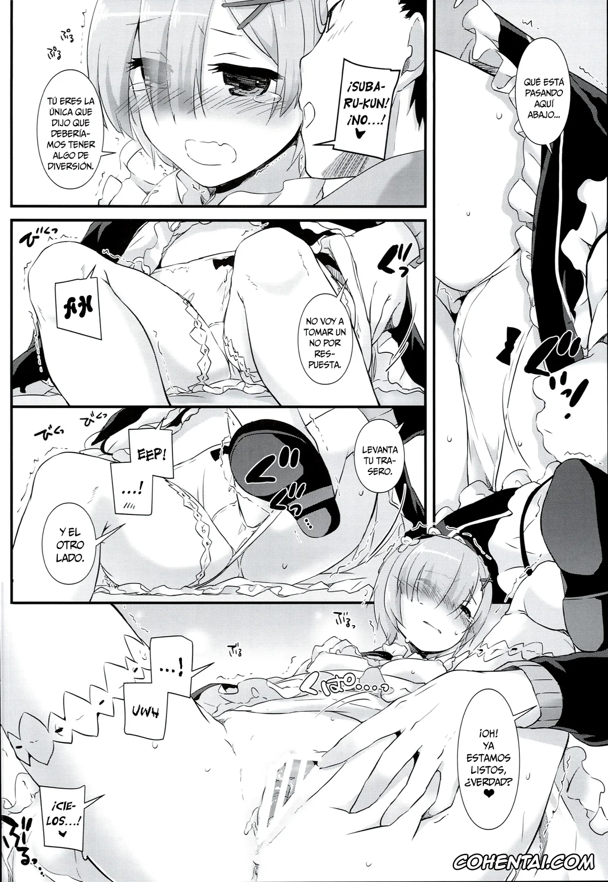 Re:Zero kara Hajimeru Isekai Seikatsu hentai, Rem hentai, Subaru Natsuki hentai, D.L. action 109 (Re:Zero Kara Hajimeru Isekai Seikatsu), pagina 9
