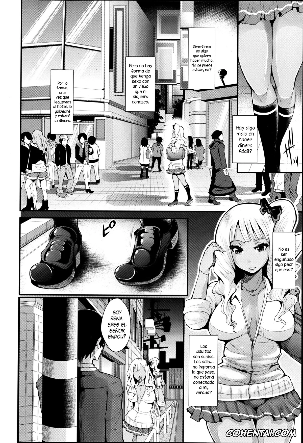Original porno, Yenkoh to Kuro-Gal (ANGEL Club 2013-06), pagina 2