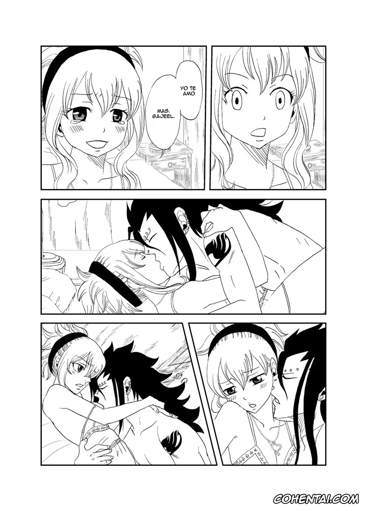 Fairy Tail porno, Gajeel Redfox porno, Levy Mcgarden porno, GajeeLevy Christmas Manga (Fairy Tail), pagina 5