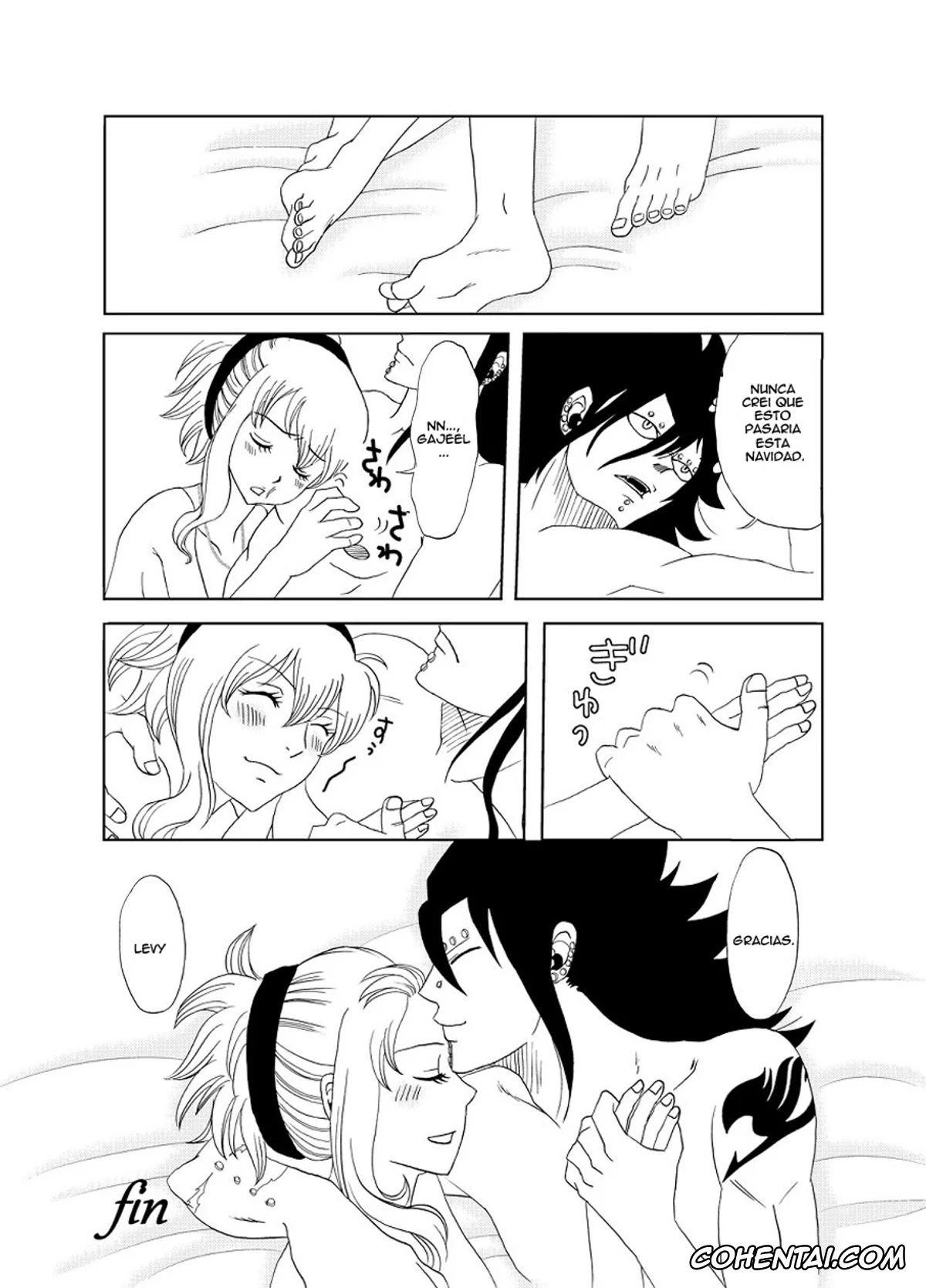 Fairy Tail porno, Gajeel Redfox porno, Levy Mcgarden porno, GajeeLevy Christmas Manga (Fairy Tail), pagina 14