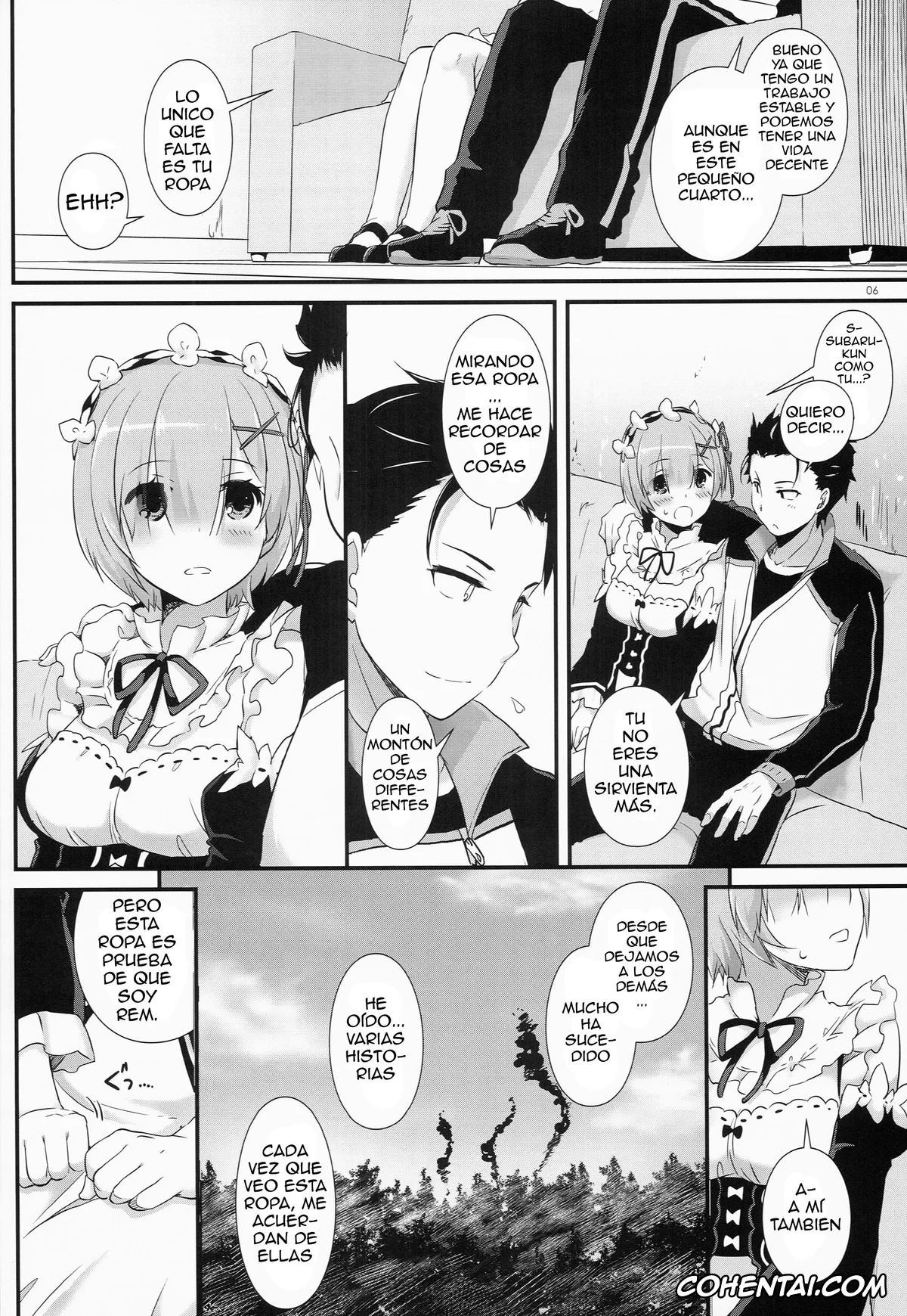 Re:Zero kara Hajimeru Isekai Seikatsu xxx, Rem xxx, Subaru Natsuki xxx, D.L. action 109 (Re:Zero Kara Hajimeru Isekai Seikatsu), pagina 4