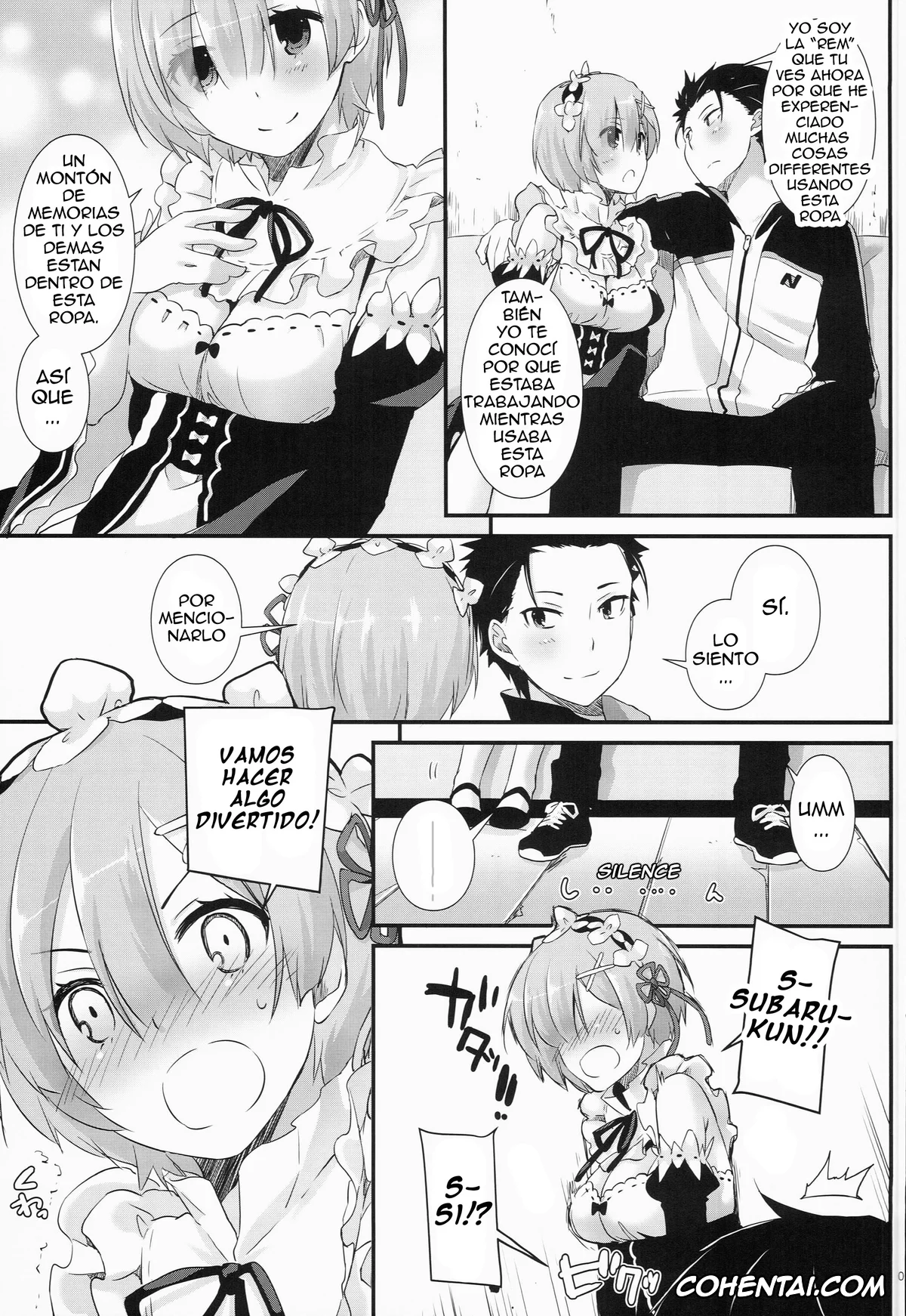Re:Zero kara Hajimeru Isekai Seikatsu porno, Rem porno, Subaru Natsuki porno, D.L. action 109 (Re:Zero Kara Hajimeru Isekai Seikatsu), pagina 5
