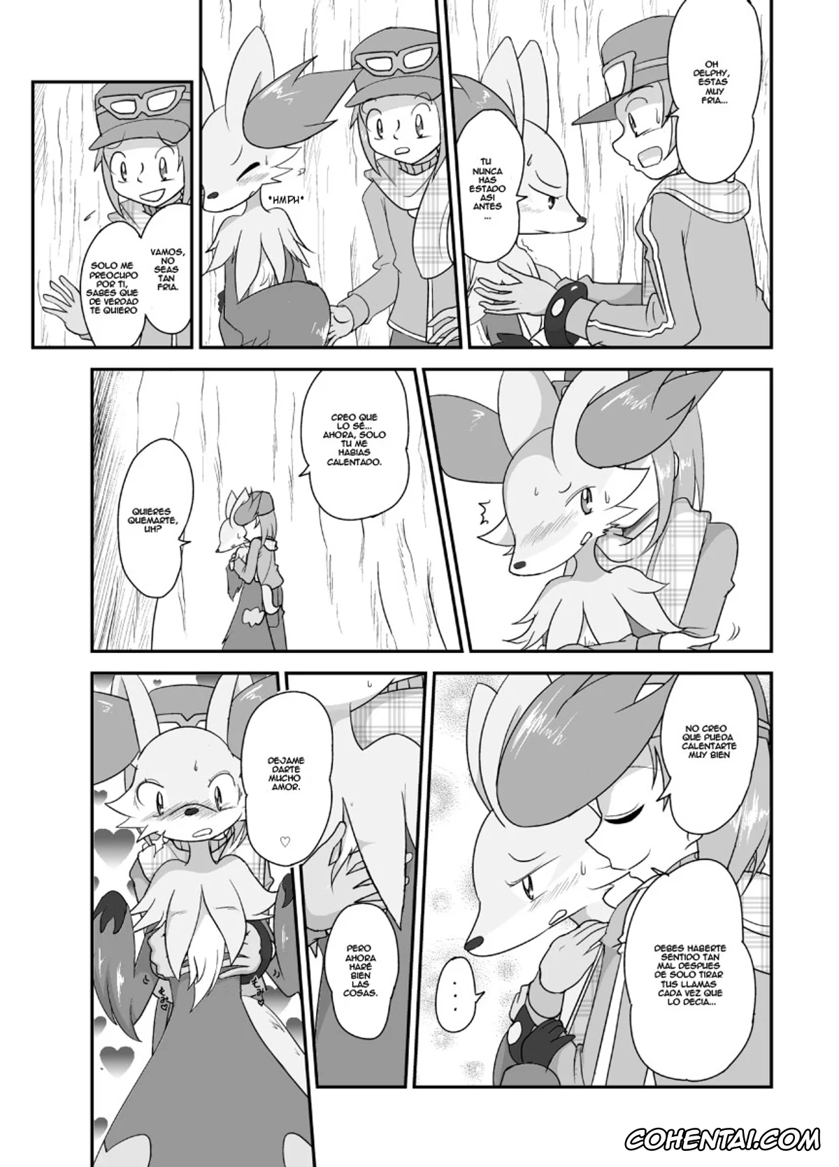Pokemon | Pocket Monsters hentai, Calem hentai, Delphox hentai, Mafoxy’s Xmas (Pokémon), pagina 3