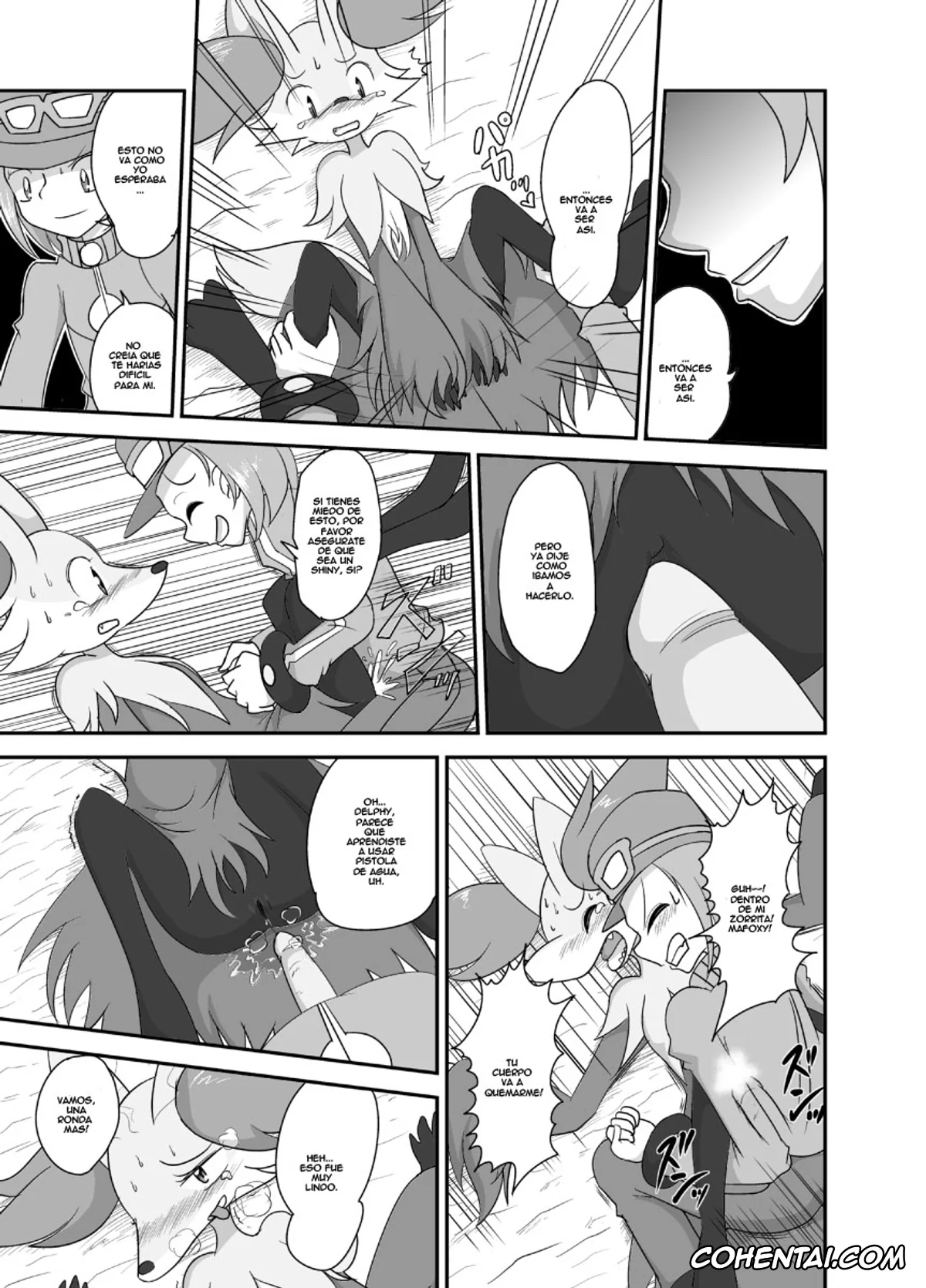 Pokemon | Pocket Monsters xxx, Calem xxx, Delphox xxx, Mafoxy’s Xmas (Pokémon), pagina 10