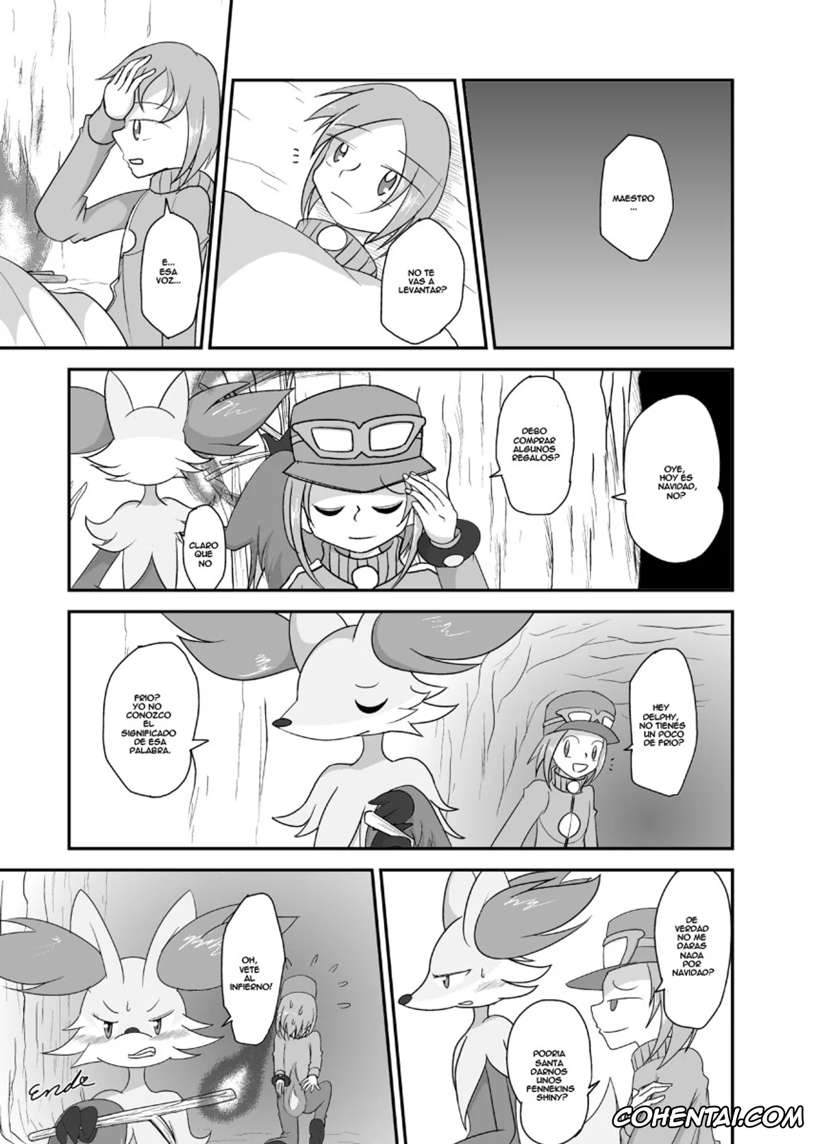 Pokemon | Pocket Monsters hentai, Calem hentai, Delphox hentai, Mafoxy’s Xmas (Pokémon), pagina 12