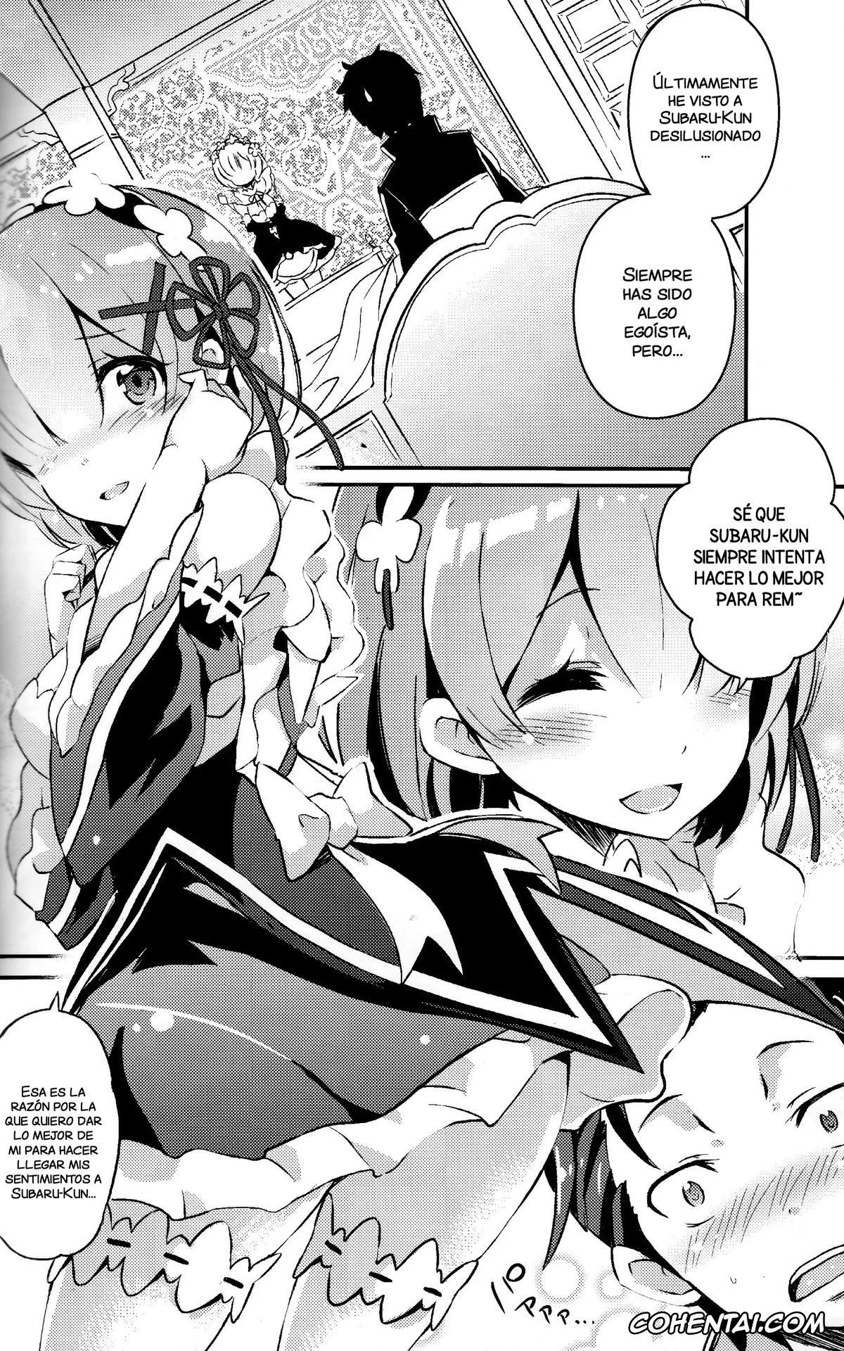 Re:Zero kara Hajimeru Isekai Seikatsu xxx, Rem xxx, Subaru Natsuki xxx, Rem no Kawaisa mo Onigakatteiru (Re:Zero kara Hajimeru Isekai Seikatsu), pagina 4