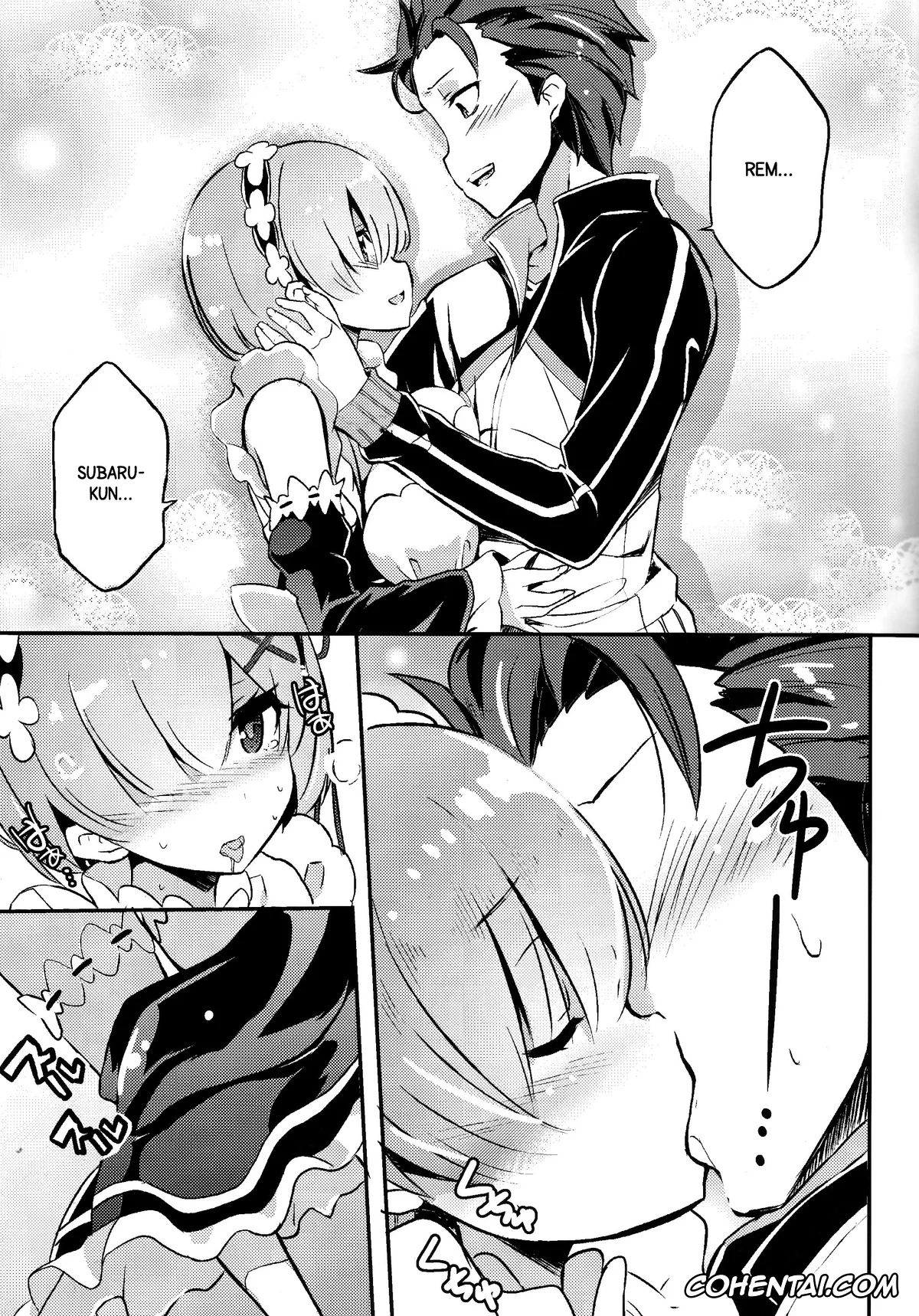 Re:Zero kara Hajimeru Isekai Seikatsu porno, Rem porno, Subaru Natsuki porno, Rem no Kawaisa mo Onigakatteiru (Re:Zero kara Hajimeru Isekai Seikatsu), pagina 5