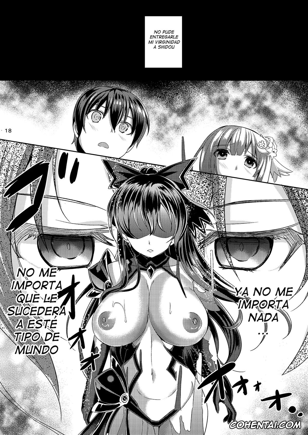 Date A Live hentai, Kaguya Yamai hentai, Tohka Yatogami hentai, Yoshino Himekawa hentai, Yuzuru Yamai hentai, Princess Rape End (Date A Live), pagina 18