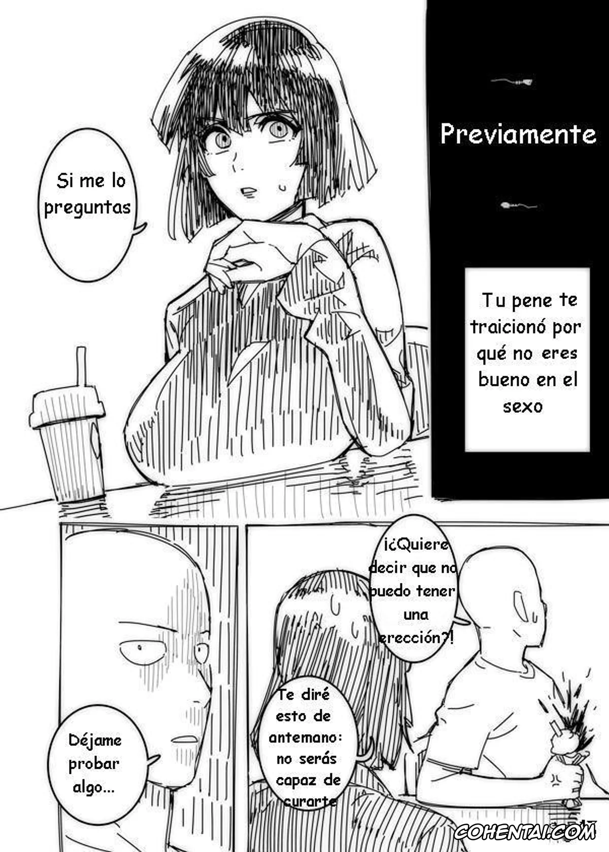 One Punch Man hentai, Jigoku no Fubuki hentai, Saitama hentai, Sansetsukon No Lily hentai, Senritsu No Tatsumaki hentai, No Panties Woman (One Punch Man), pagina 3
