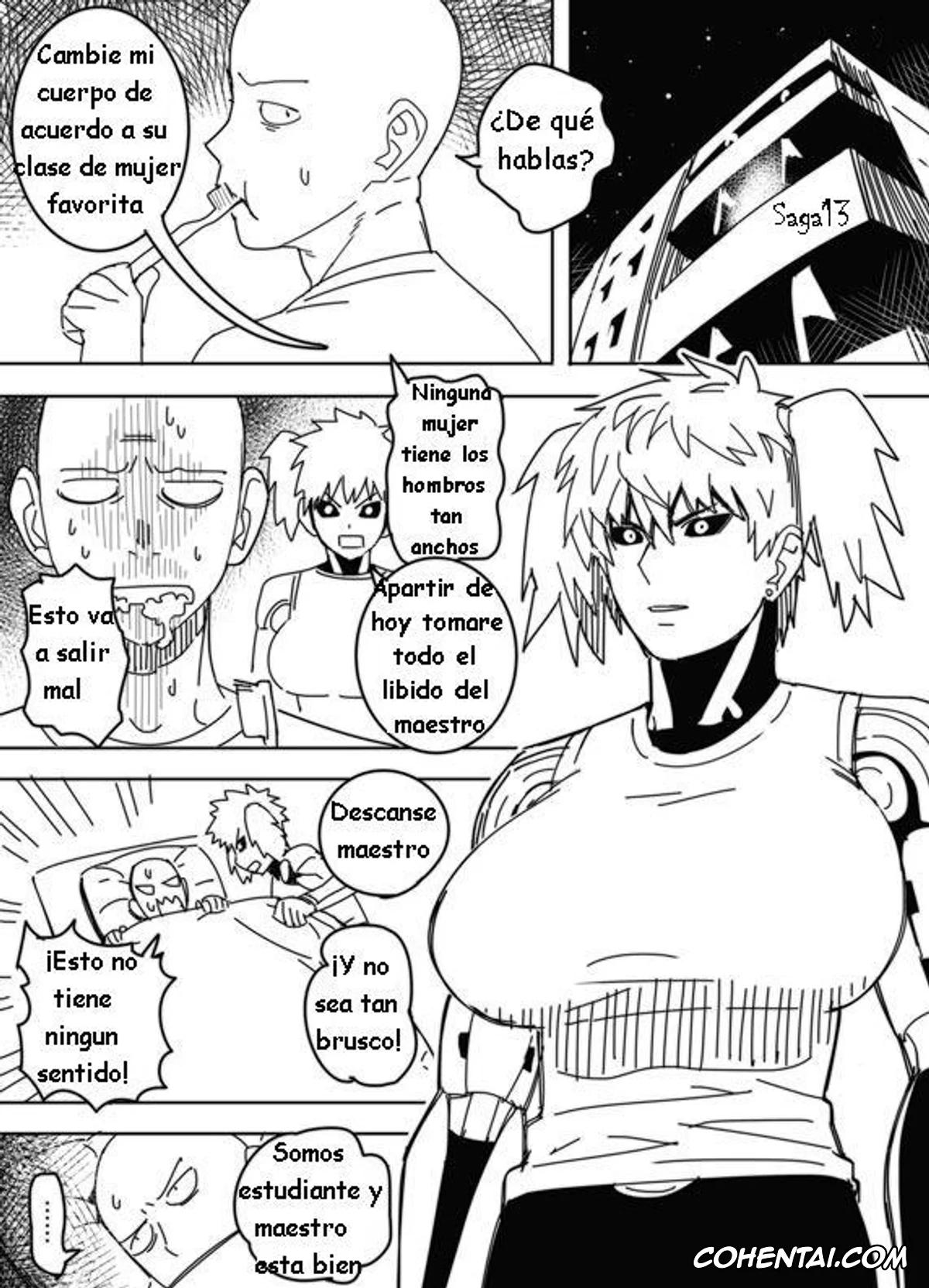 One Punch Man xxx, Jigoku no Fubuki xxx, Saitama xxx, Sansetsukon No Lily xxx, Senritsu No Tatsumaki xxx, No Panties Woman (One Punch Man), pagina 19