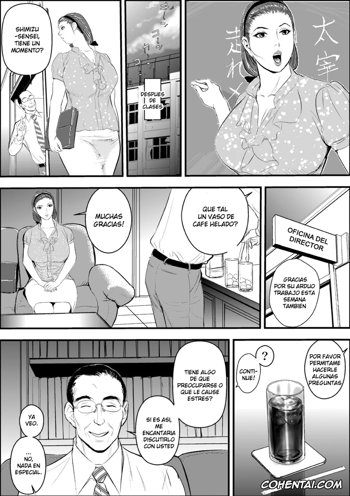 Original hentai, Mesu Kyoushi Jogeza Roshutsu Choukyou, pagina 9