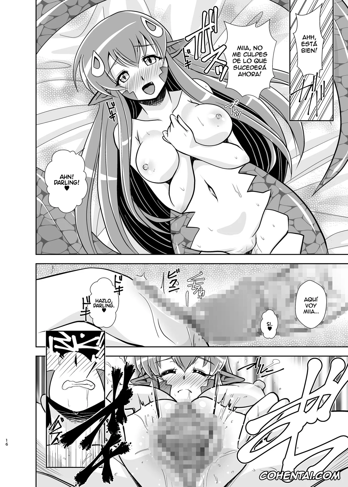 Monster Musume no Iru Nichijou xxx, Kimihito Kurusu xxx, Miia xxx, Snakeberry (Monster Musume no Iru Nichijou), pagina 16
