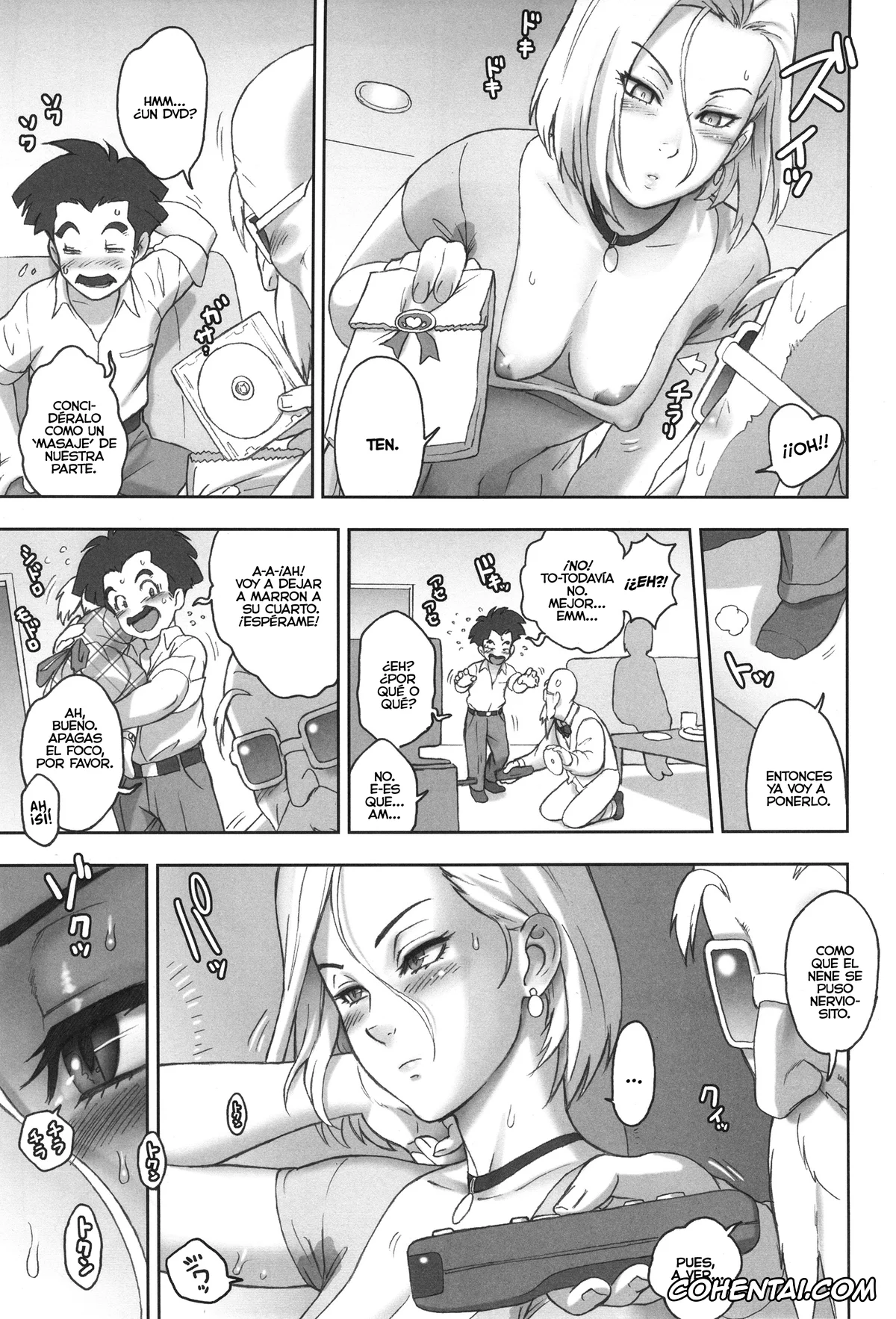 Dragon Ball Z hentai, Android 18 hentai, Master Roshi hentai, NIPPON HEAD-CHA-LA (Dragon Ball Z), pagina 6