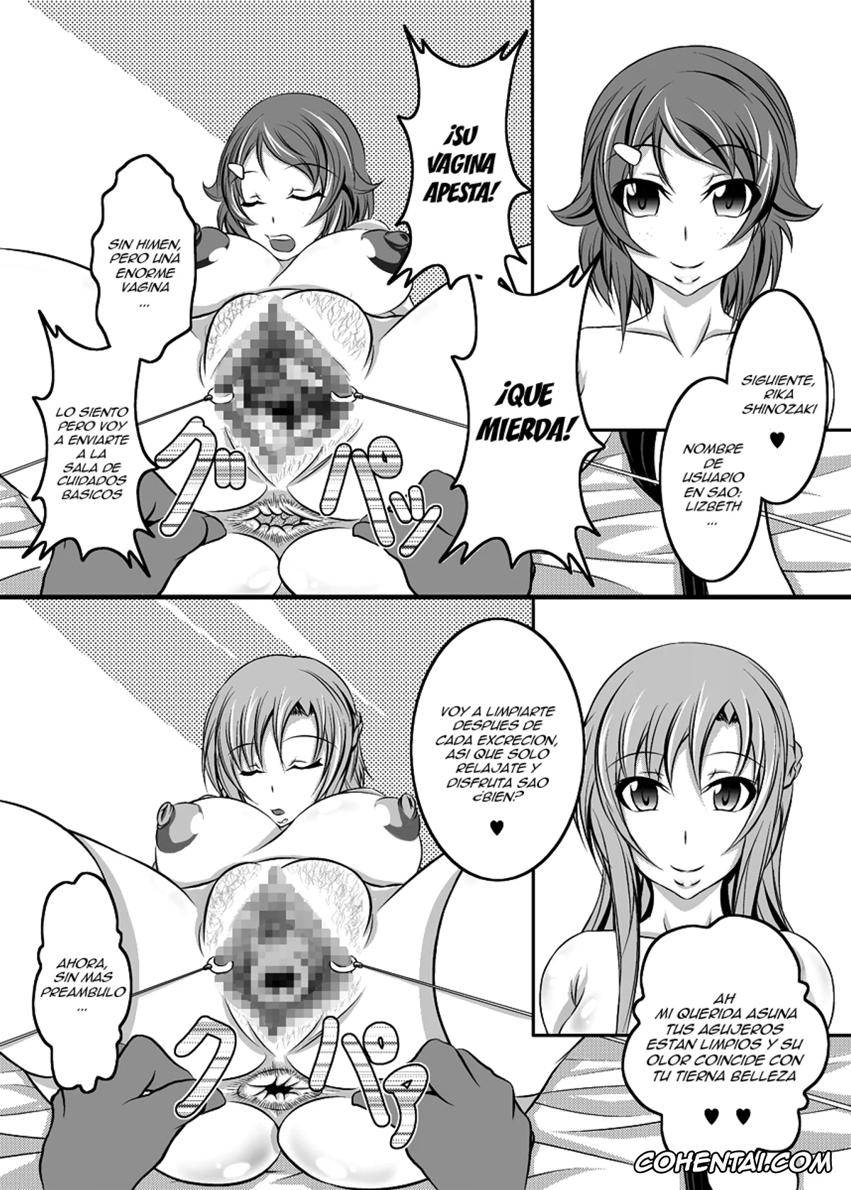 Sword Art Online hentai, Asuna Yuuki hentai, Keiko Ayano | Silica hentai, Sachi hentai, Irakabeshi Sugite Atama ga Okashiku Natta Hito ga Kangaeta SAO Hon (Sword Art Online), pagina 6