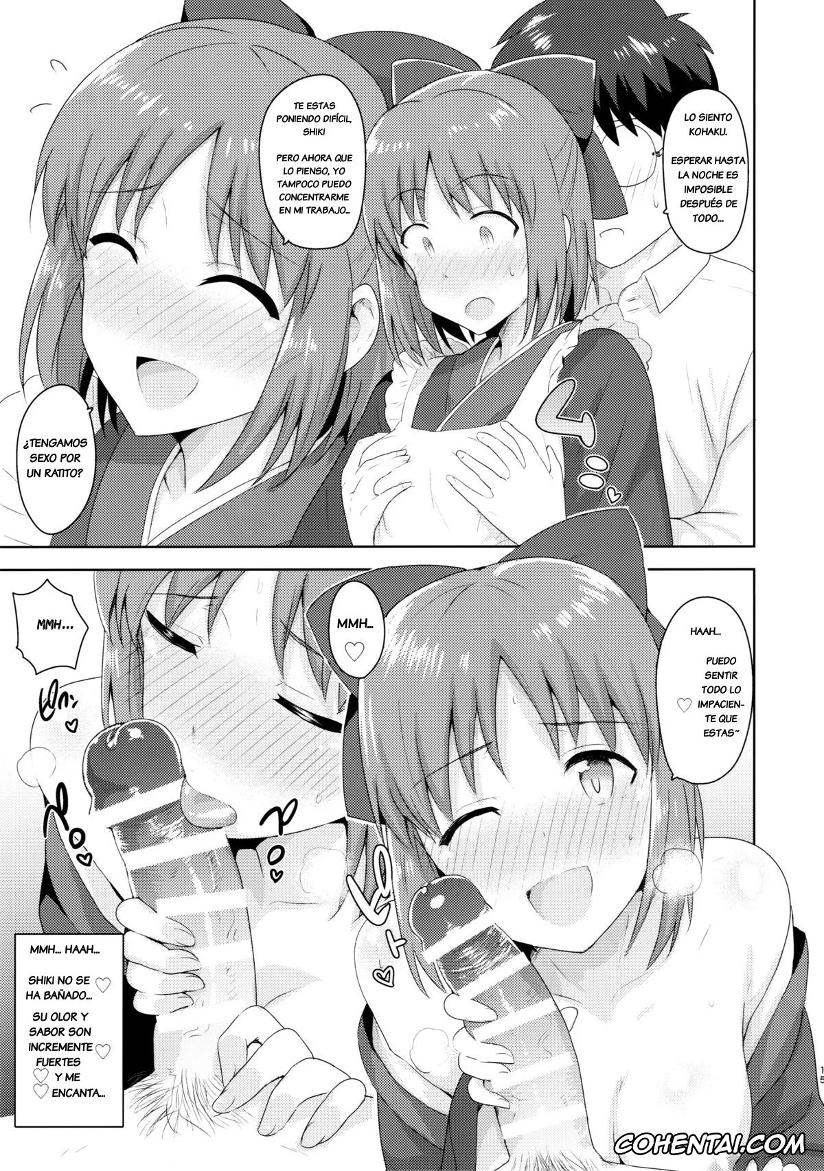 Tsukihime porno, Akiha Tohno porno, Arcueid Brunestud porno, Ciel porno, Hisui porno, Kohaku porno, Shiki Tohno porno, Aru Hi no Futari All Chara Hen (Tsukihime), pagina 14