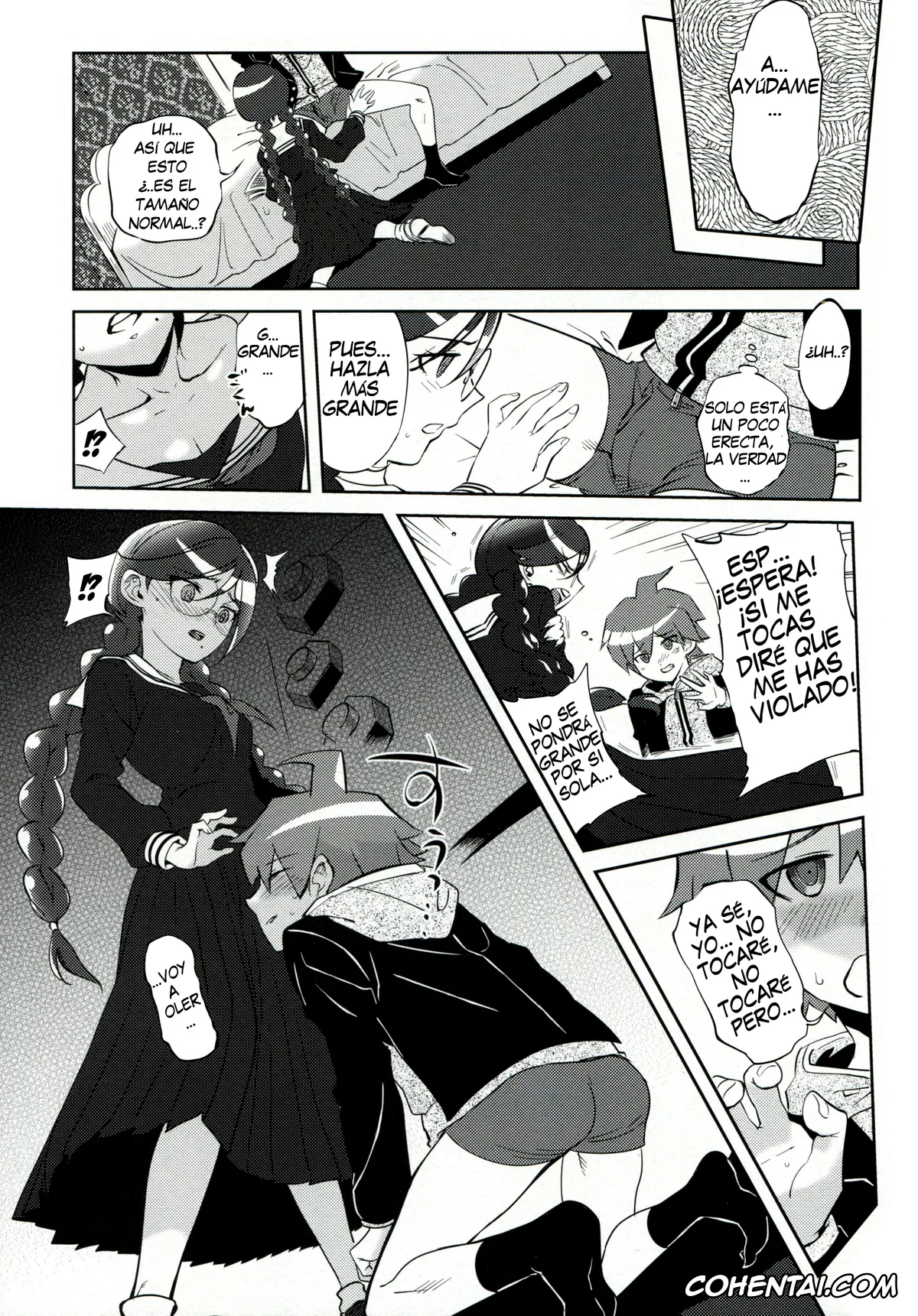 Danganronpa hentai, Aoi Asahina hentai, Byakuya Togami hentai, Makoto Naegi hentai, Touko Fukawa hentai, Yasuhiro Hagakure hentai, Aishiai Gakuen Seikatsu (Danganronpa), pagina 6