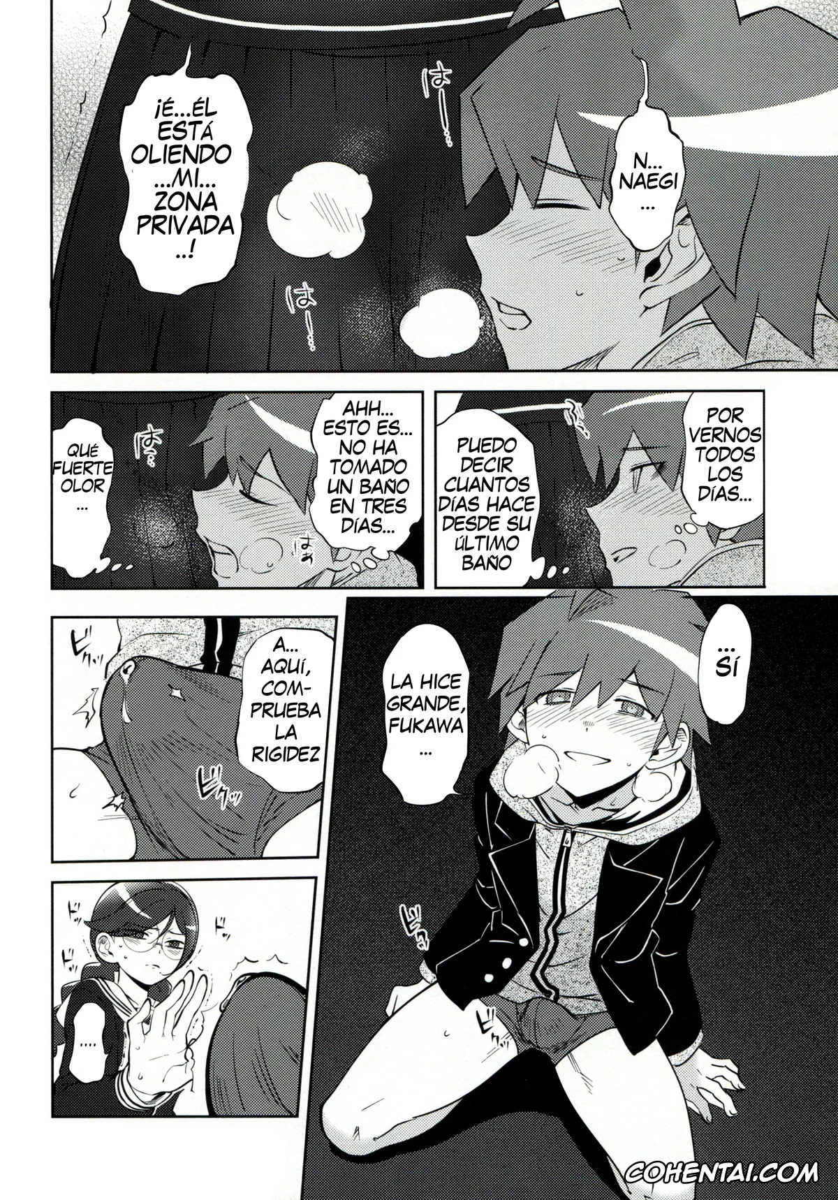 Danganronpa xxx, Aoi Asahina xxx, Byakuya Togami xxx, Makoto Naegi xxx, Touko Fukawa xxx, Yasuhiro Hagakure xxx, Aishiai Gakuen Seikatsu (Danganronpa), pagina 7