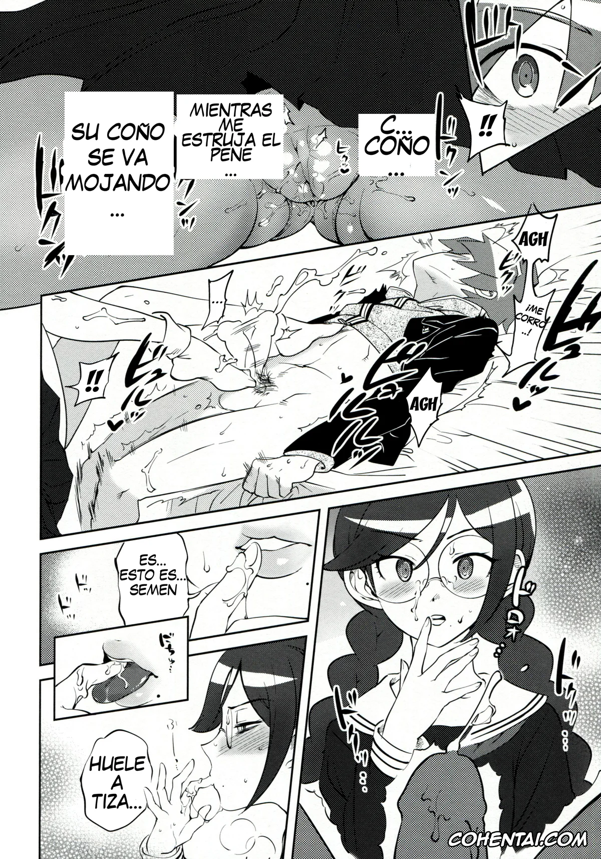 Danganronpa hentai, Aoi Asahina hentai, Byakuya Togami hentai, Makoto Naegi hentai, Touko Fukawa hentai, Yasuhiro Hagakure hentai, Aishiai Gakuen Seikatsu (Danganronpa), pagina 9